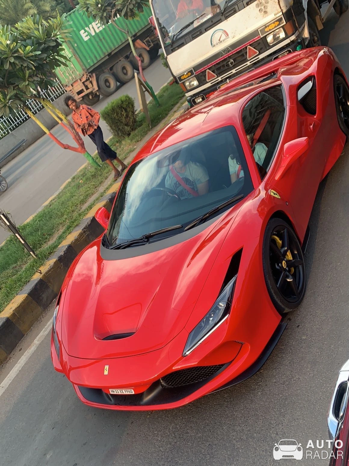 Ferrari F8 Tributo spotted in Indore, India