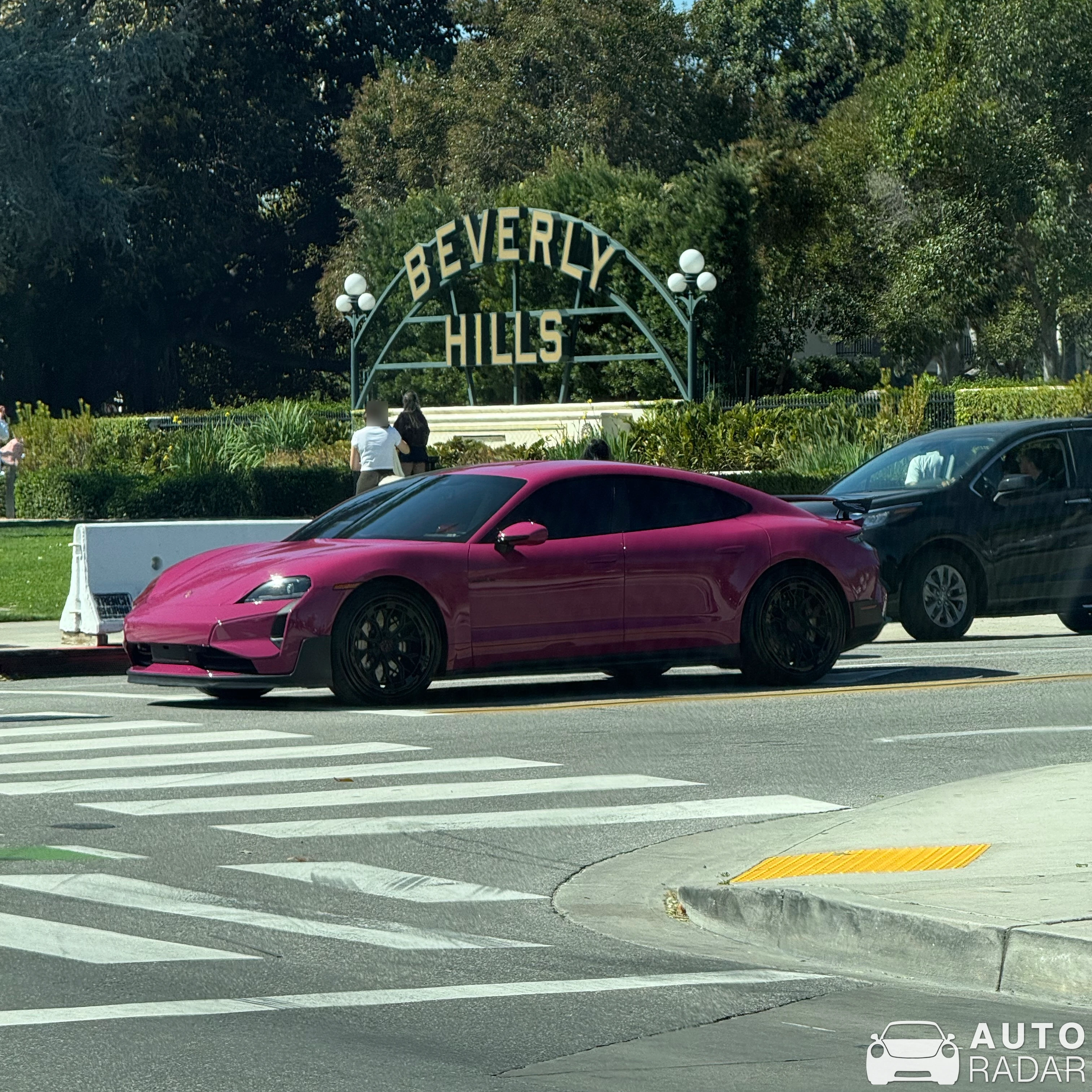 Porsche Taycan Turbo GT Weissach spotted in Beverly Hills