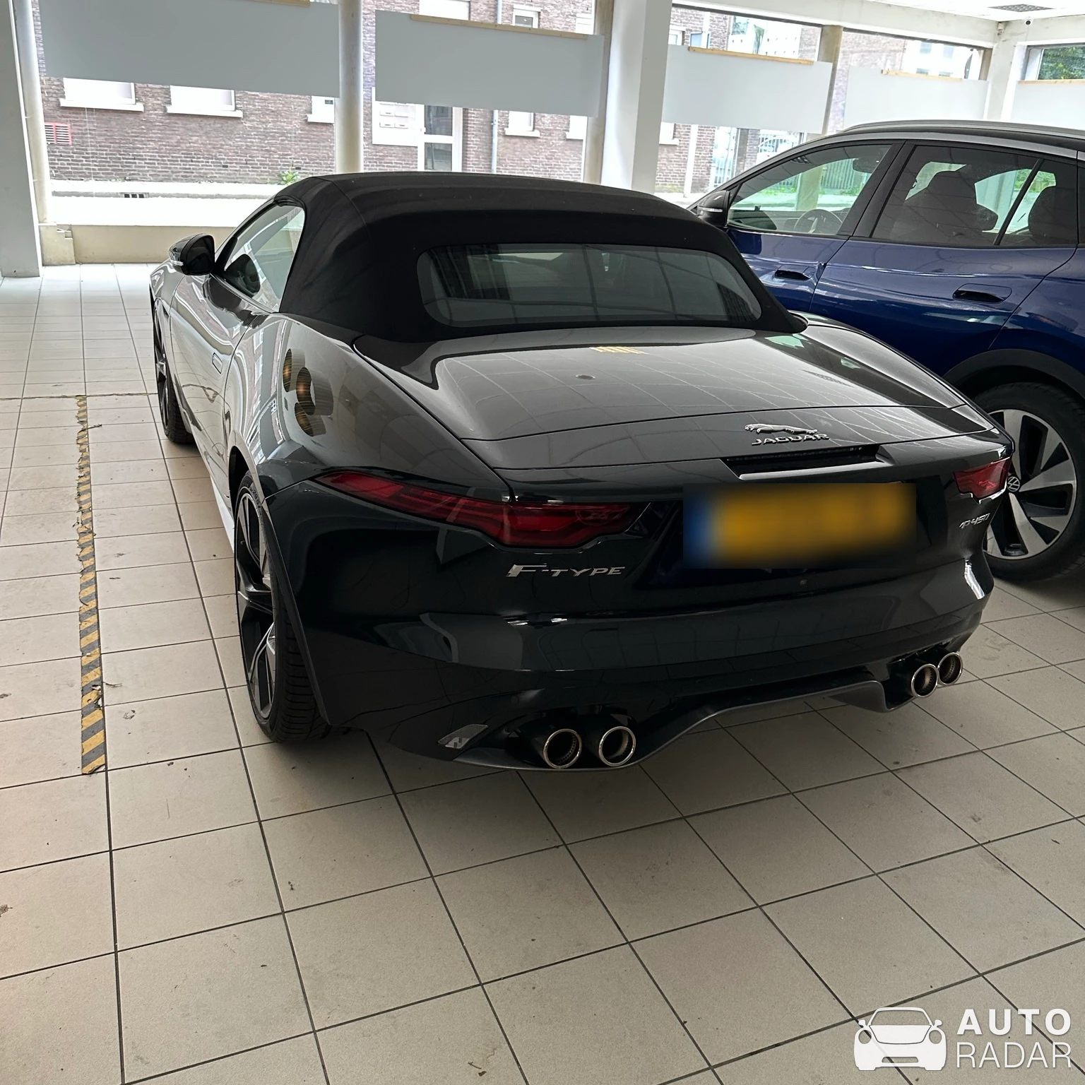 Jaguar F-Type R75 Convertible spotted in Maastricht