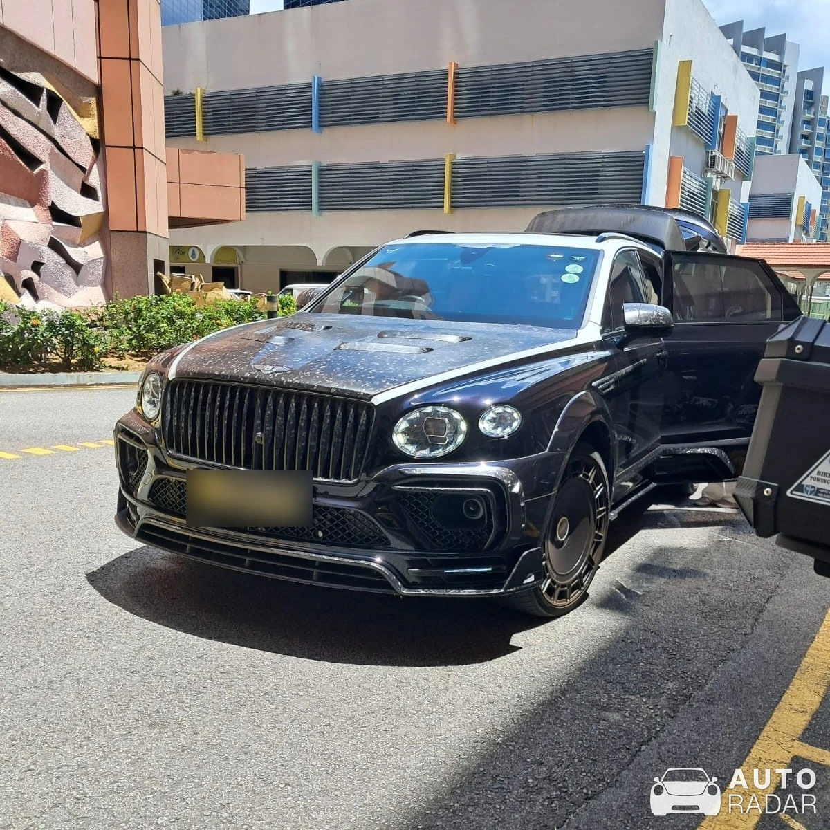 Bentley Mansory Bentayga Azure EWB spotted in Singapore