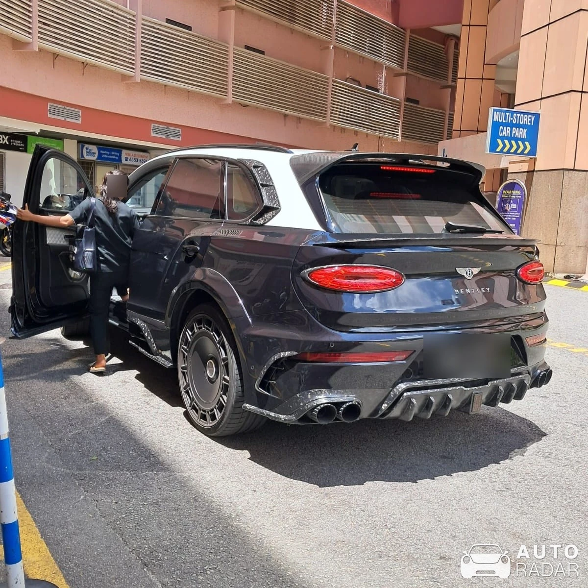 Bentley Mansory Bentayga Azure EWB spotted in Singapore, Singapore