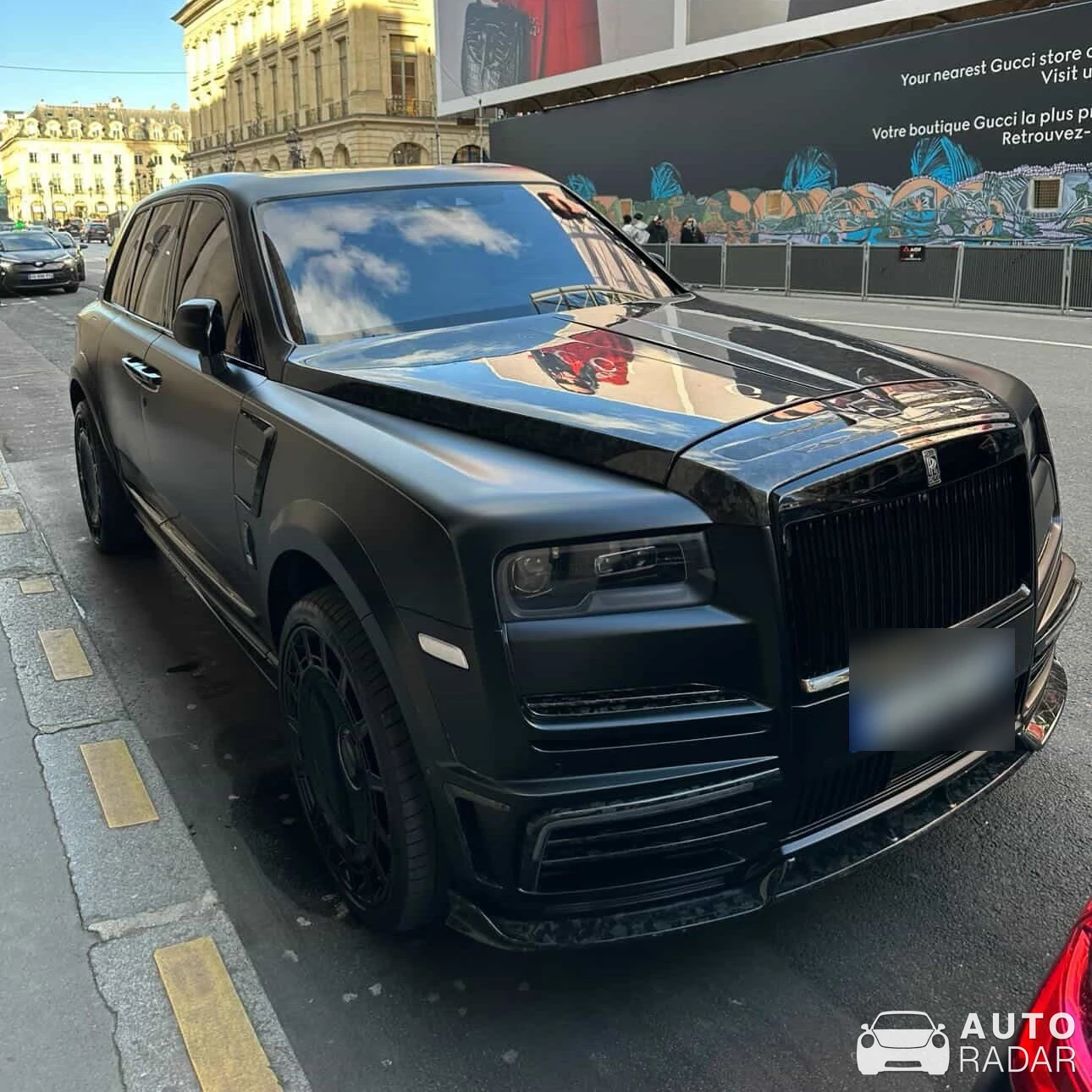 Rolls-Royce Cullinan Black Badge Spofec Overdose spotted in Paris