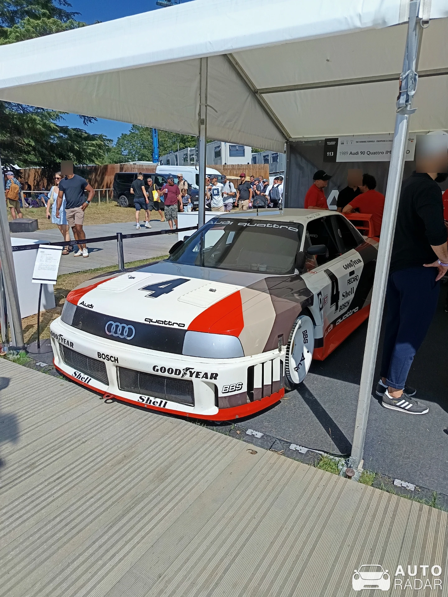Audi 90 Quattro IMSA GTO spotted in Chichester