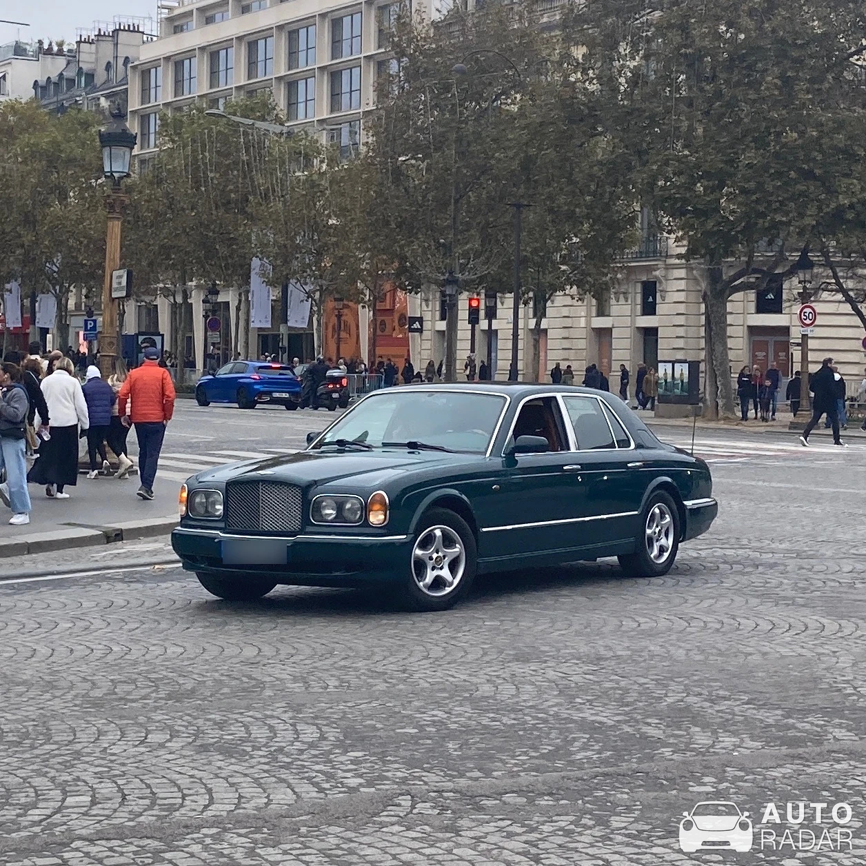 Bentley Arnage T spotted in Paris, France