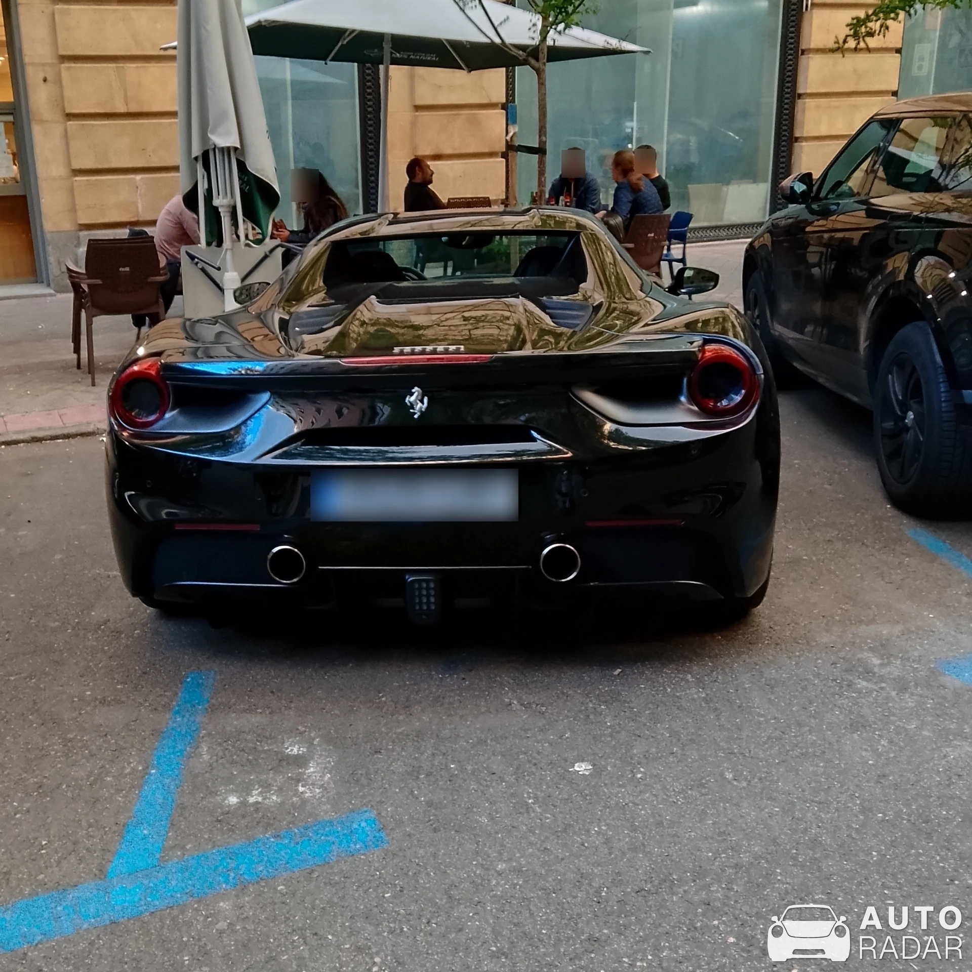 Ferrari 488 Spider spotted in Madrid, Spain