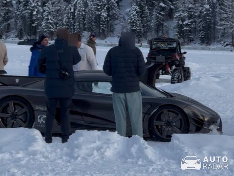 Koenigsegg One:1 spotted in St. Moritz, Switzerland