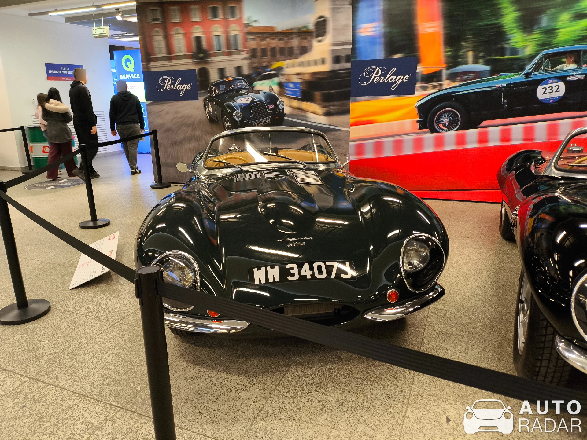 Jaguar XKSS spotted in Warszawa