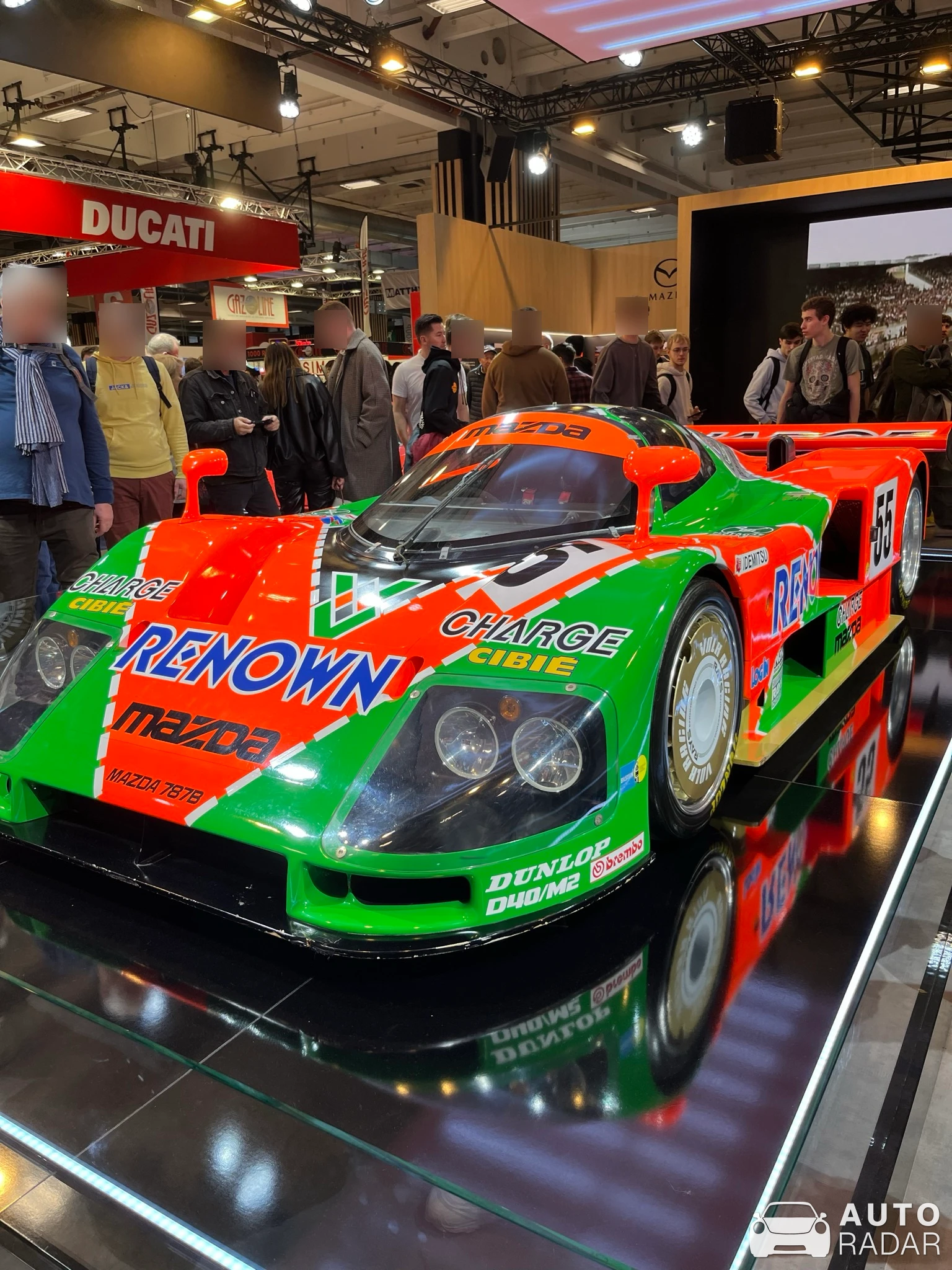 Mazda 787 spotted in Vanves