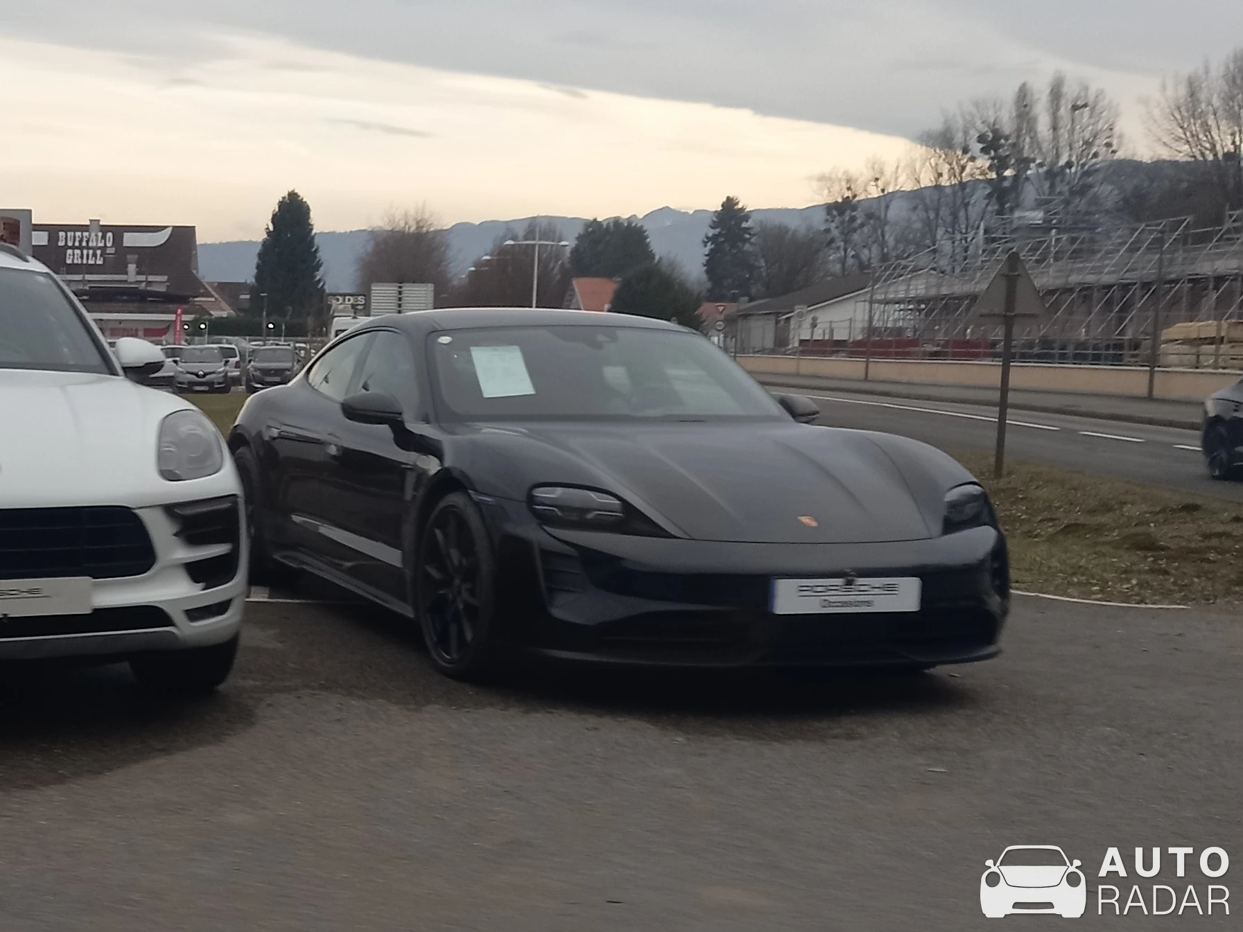 Porsche Taycan GTS spotted in Epagny Metz-Tessy, France