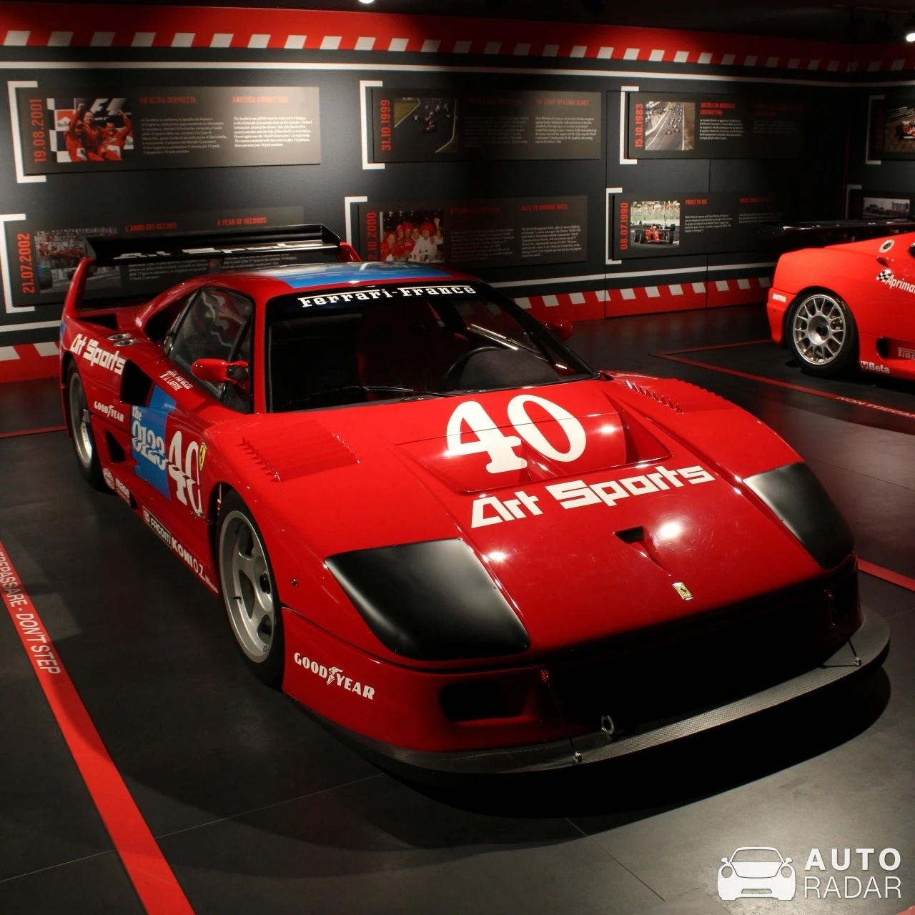 Ferrari F40 LM spotted in Maranello