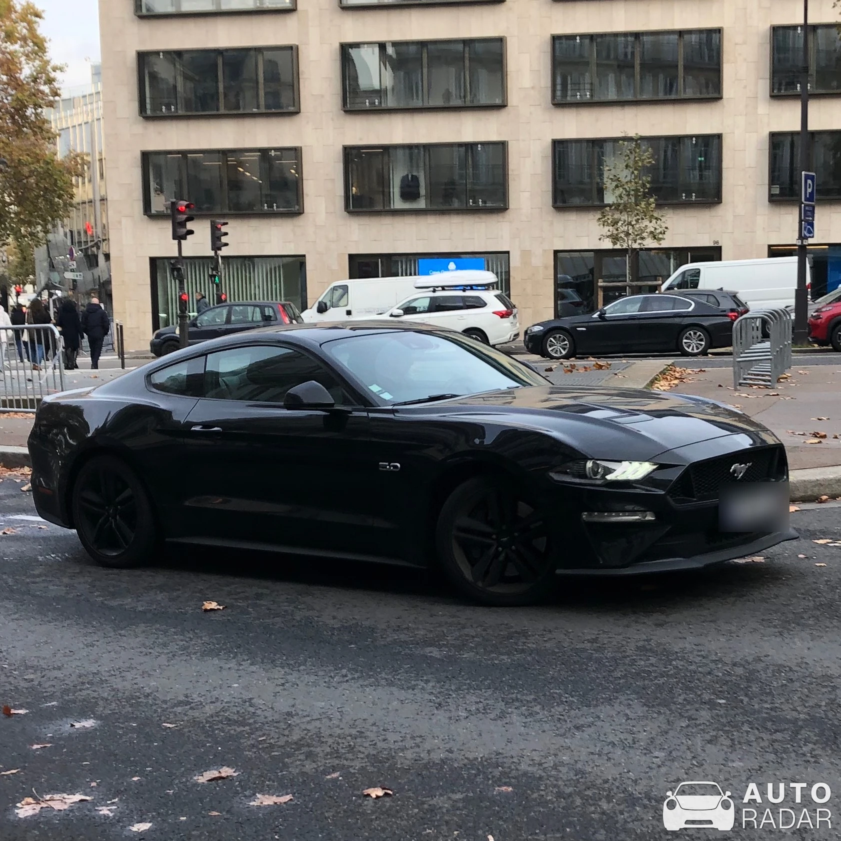 Ford Mustang 2.3 Ecoboost spotted in Paris, France