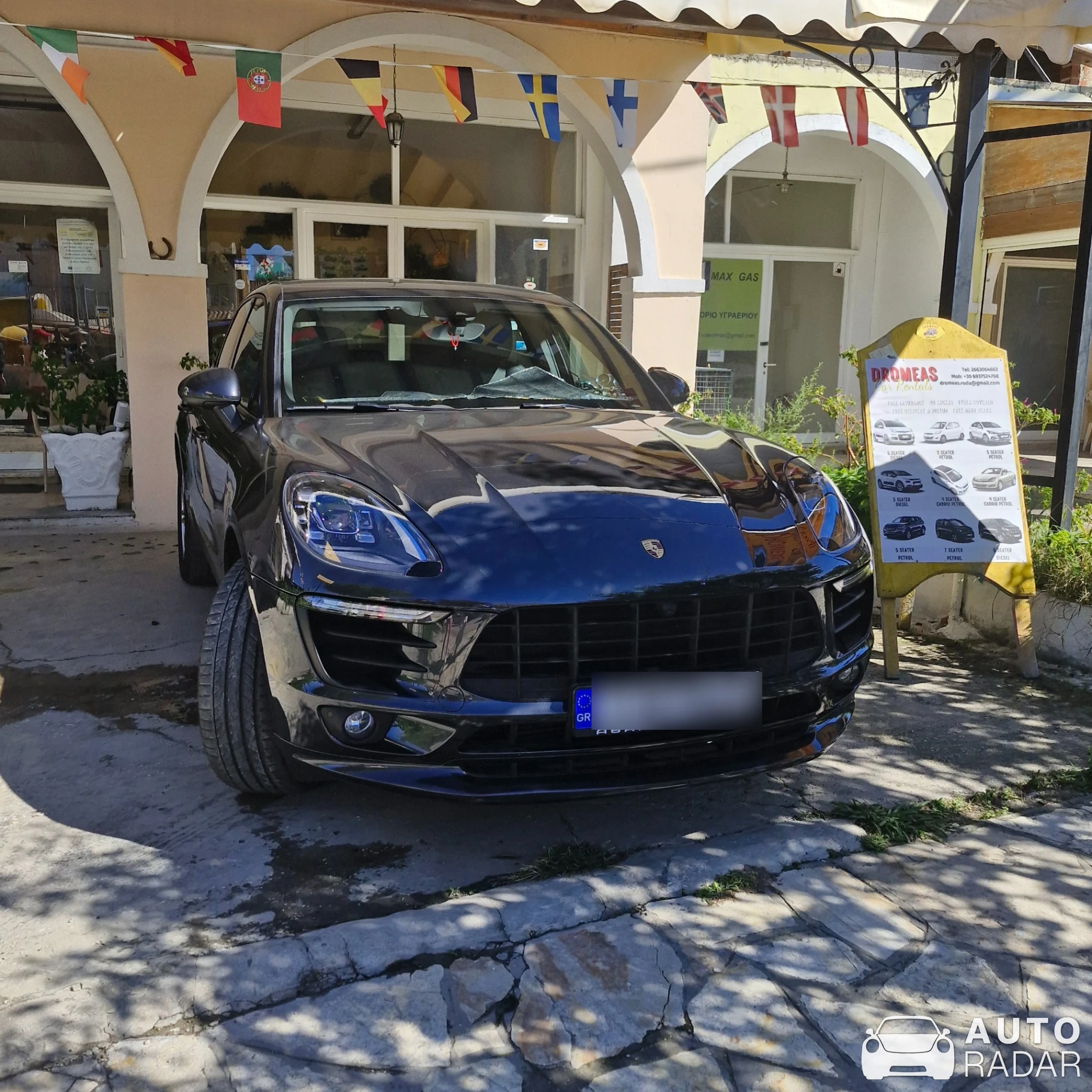 Porsche Macan Turbo spotted in Roda, Greece