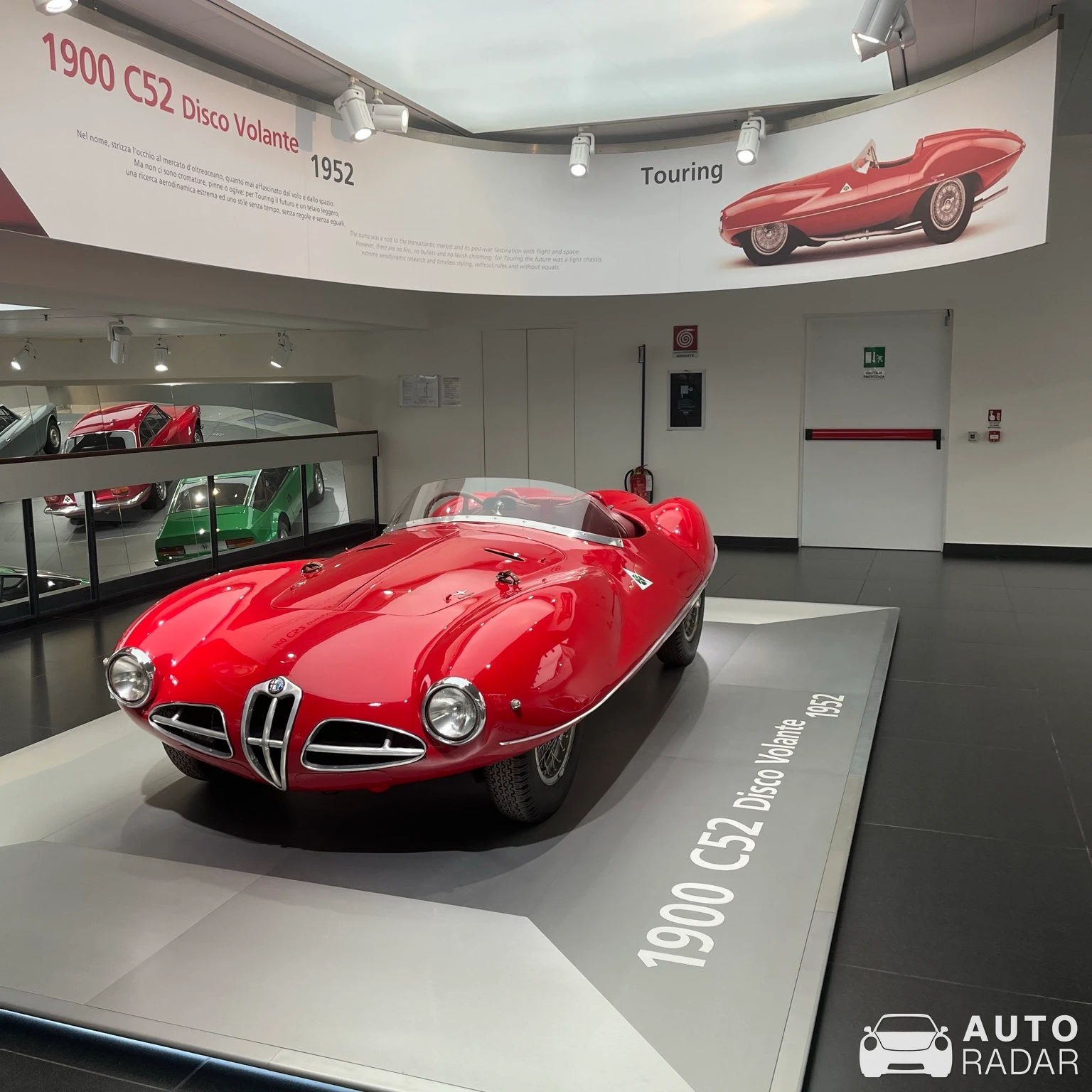 Alfa Romeo Disco Volante Spyder spotted in Cinisello Balsamo
