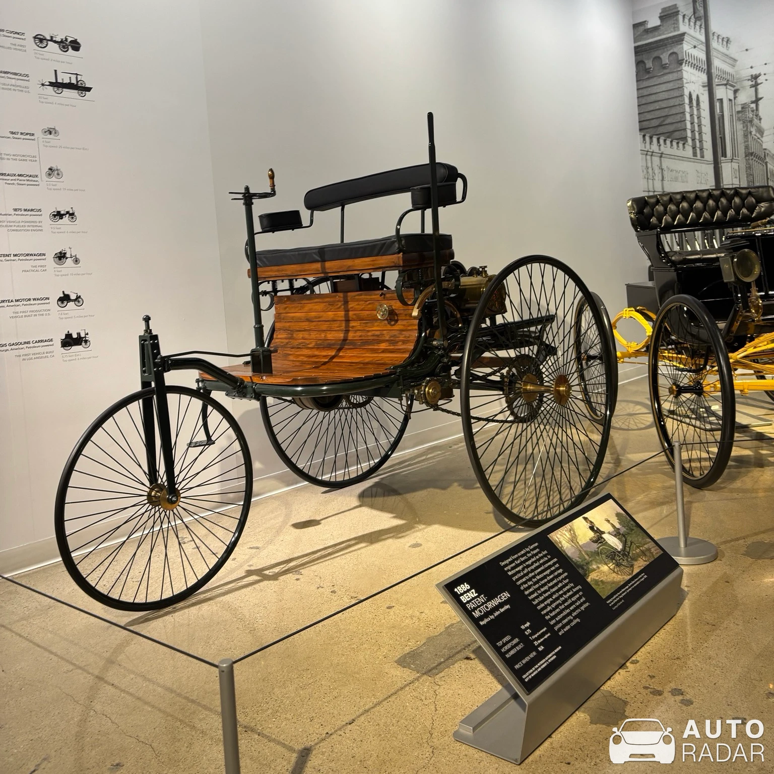 Benz Patent-Motorwagen spotted in Los Angeles, United States