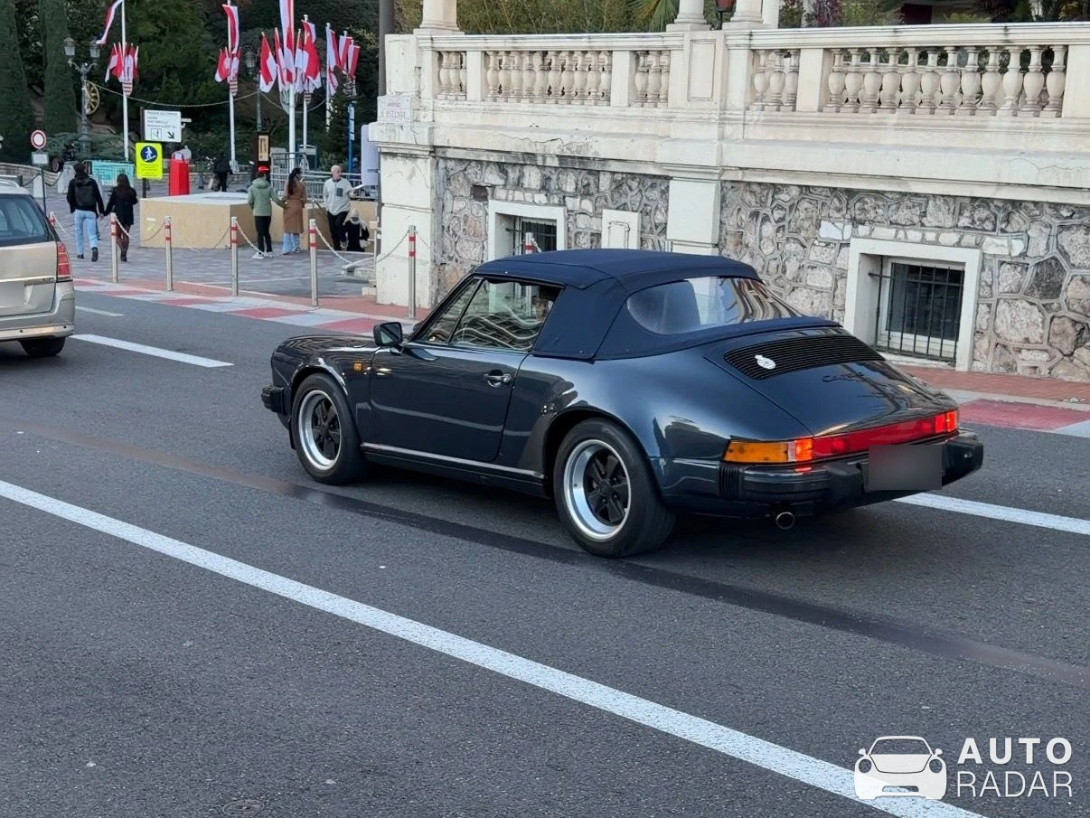 Porsche 911 Carrera 3.2 Cabriolet spotted in Monaco, Monaco