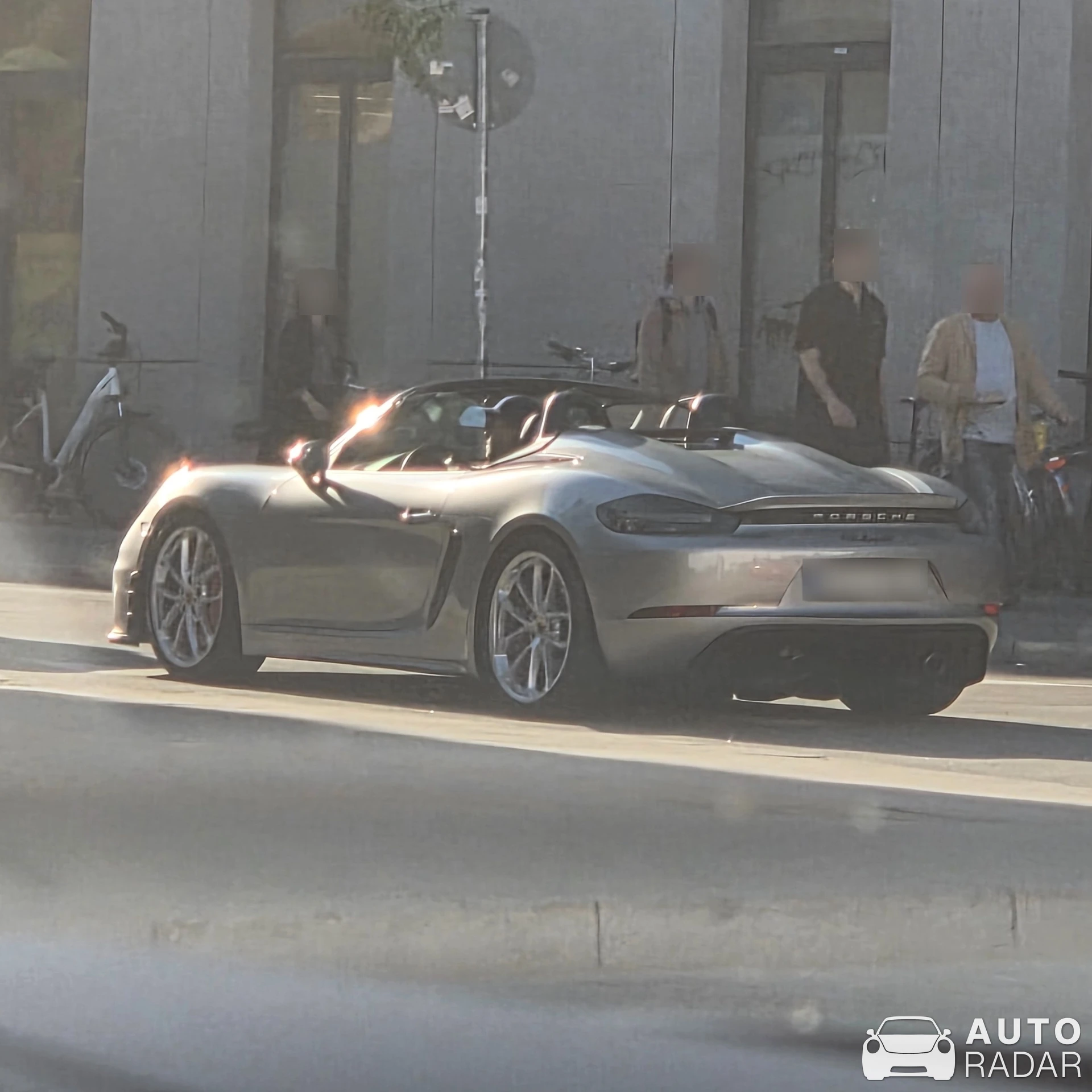 Porsche 718 Spyder spotted in Regensburg
