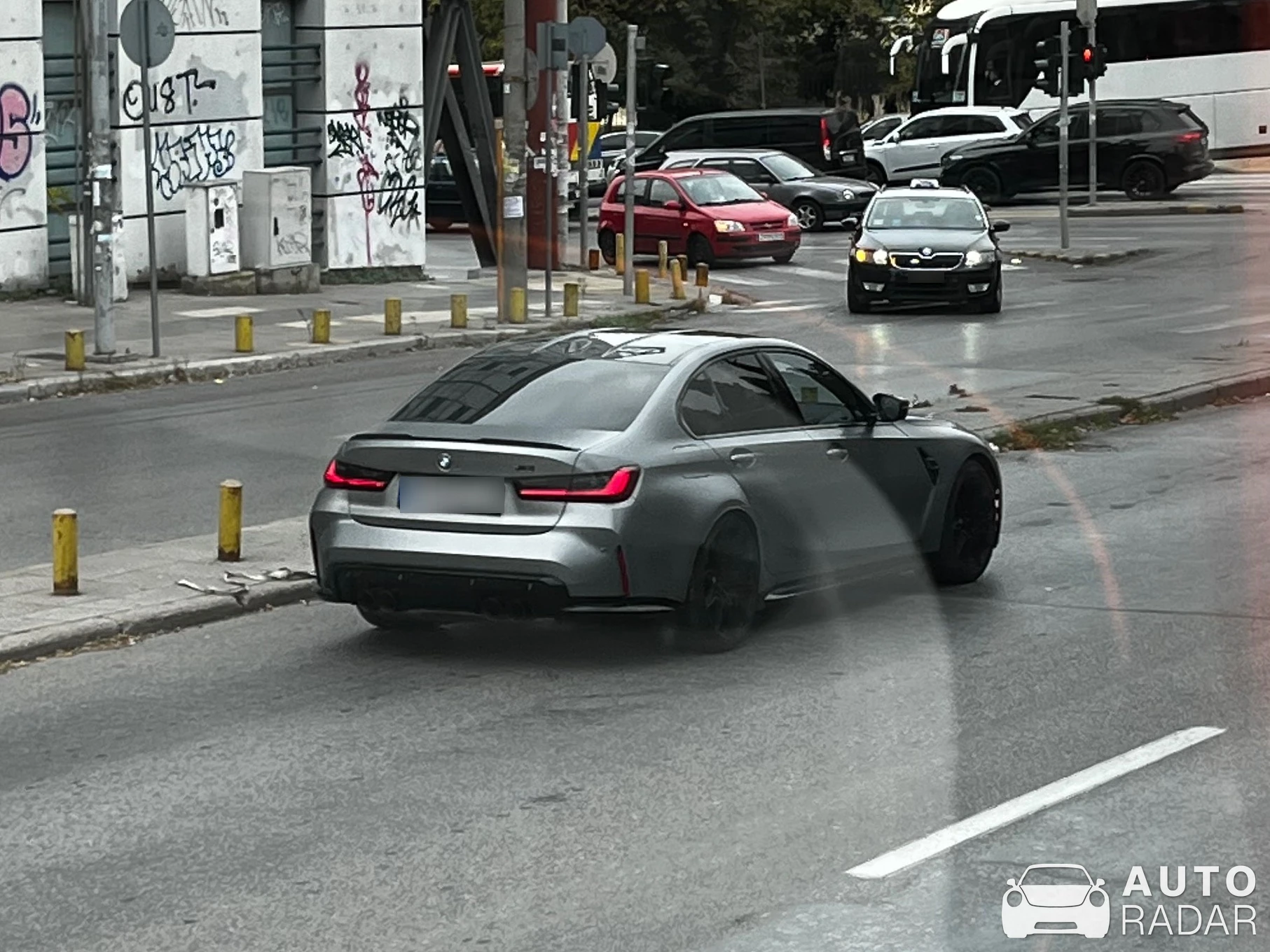 BMW M3 G80 Sedan Competition spotted in Thessaloniki, Yunanistan