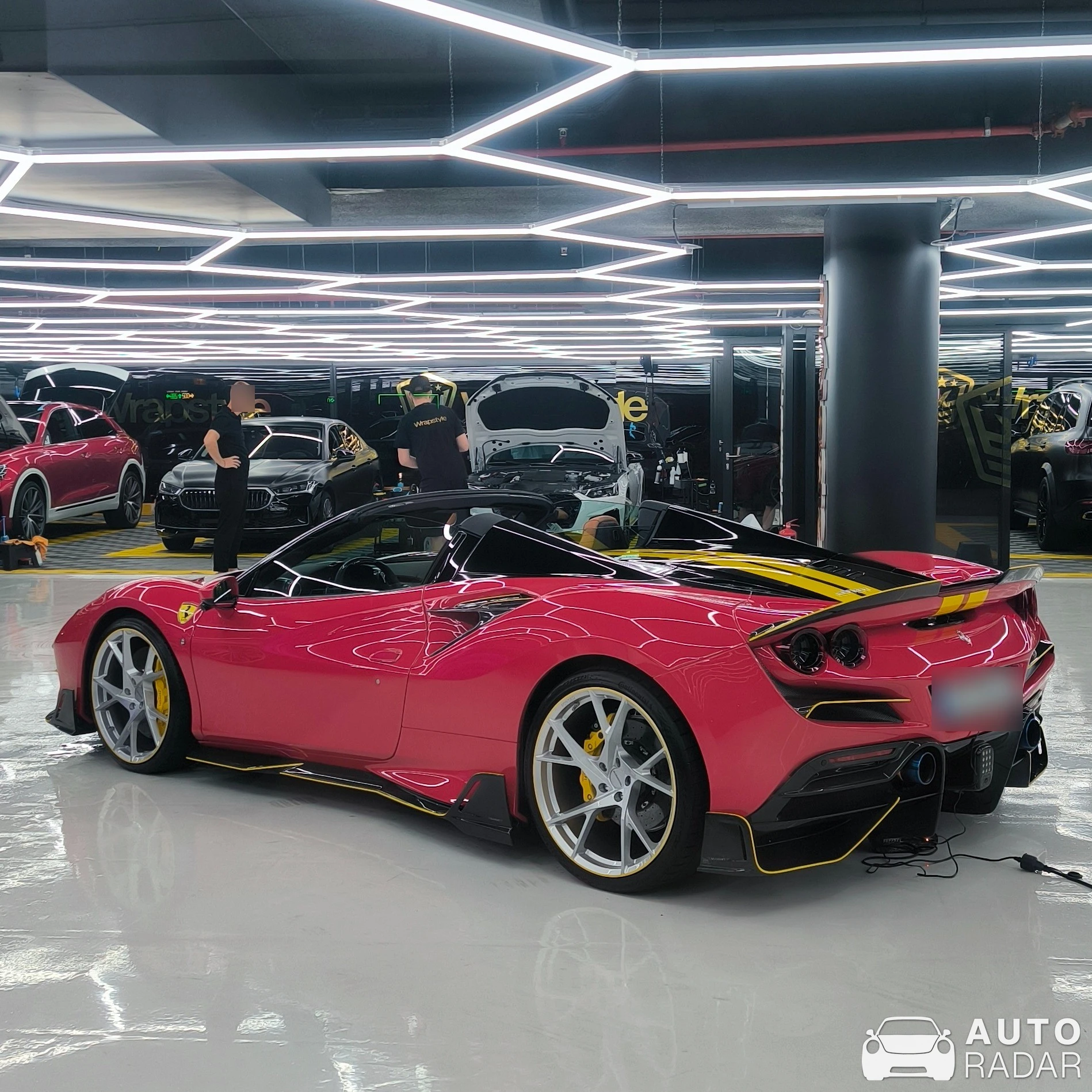 Ferrari F8 Spider Mansory spotted in Praha