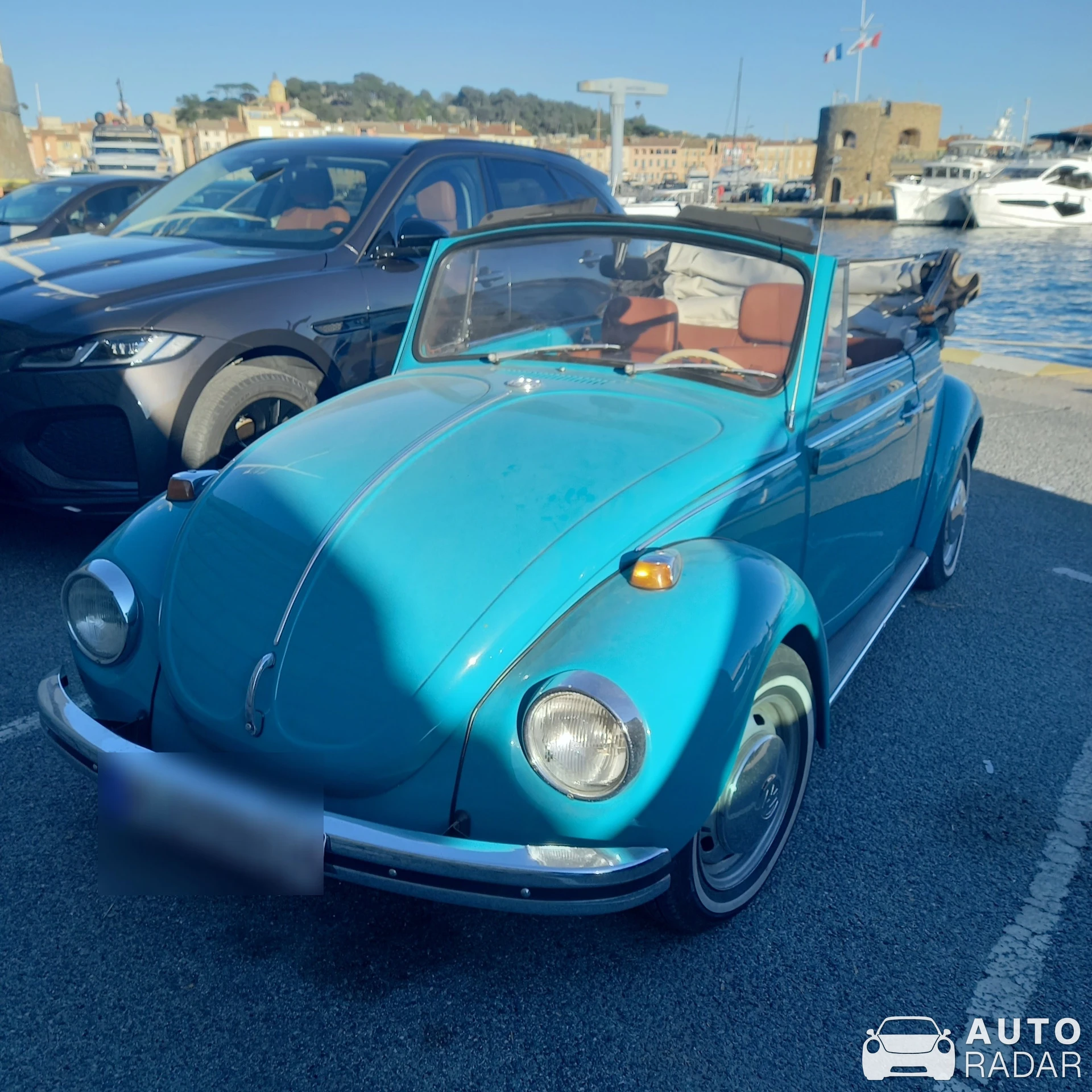 Volkswagen Super Beetle Convertible spotted in Saint-Tropez