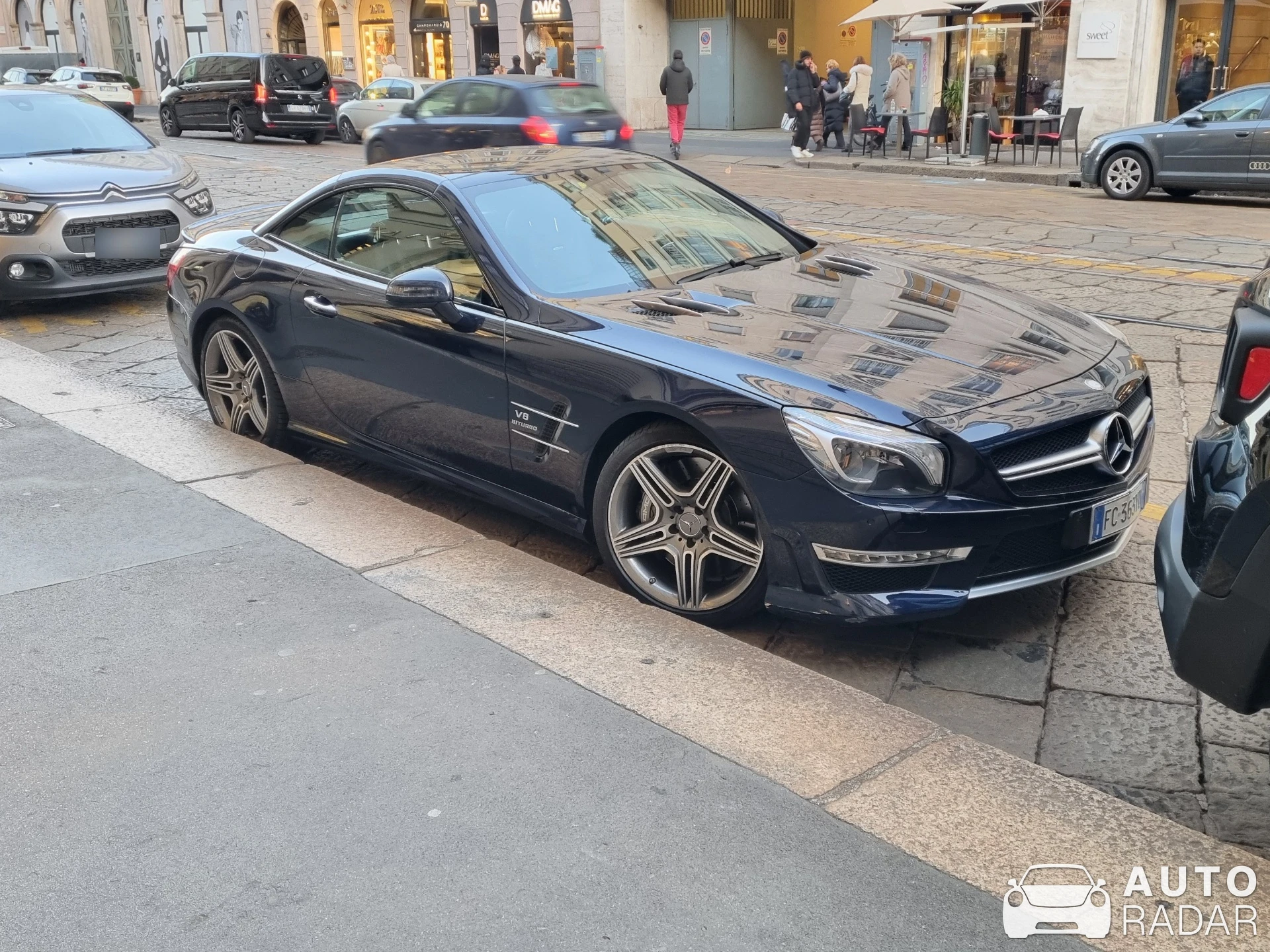 Mercedes-Benz SL 63 AMG R231 spotted in Milano, Italy