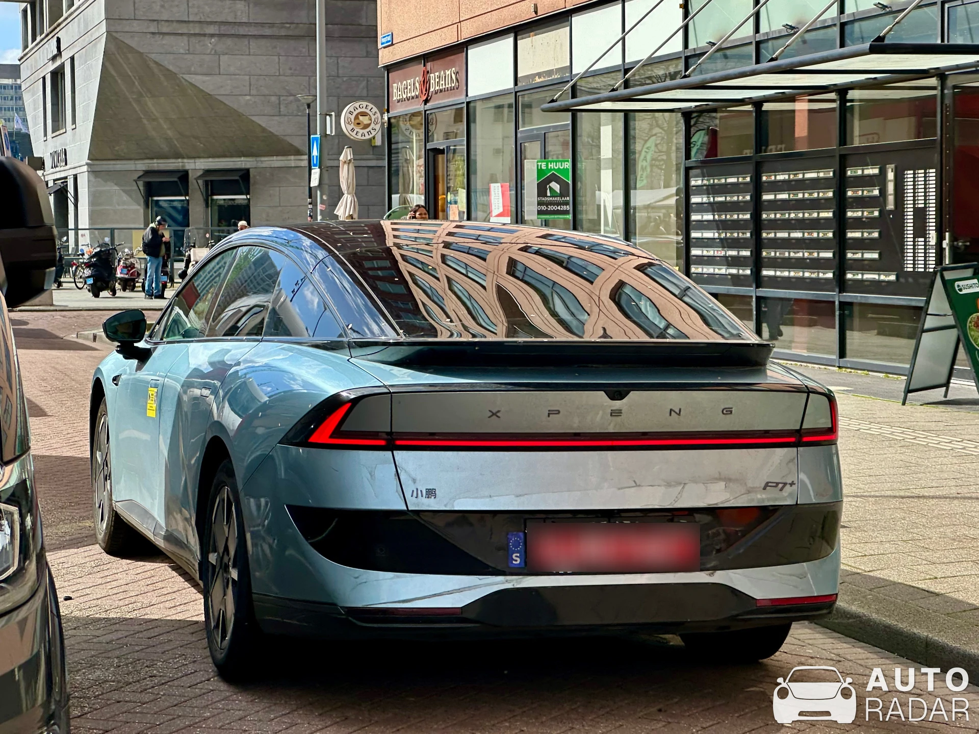 Xpeng P7 spotted in Rotterdam