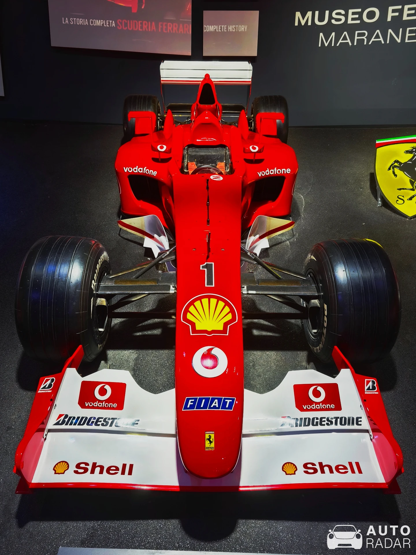 Ferrari F2002 spotted in Maranello, Italy