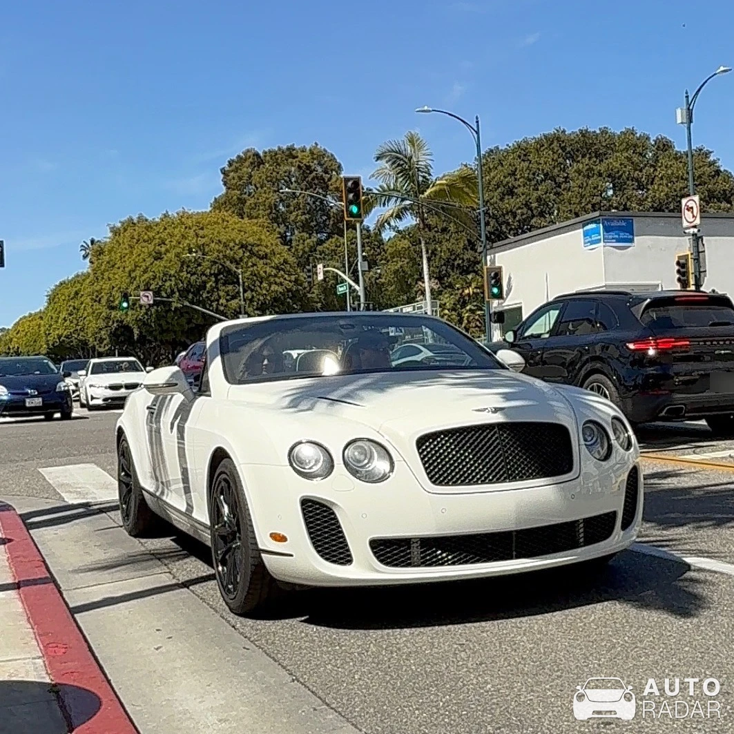 Bentley Continental Supersports Convertible spotted in Beverly Hills