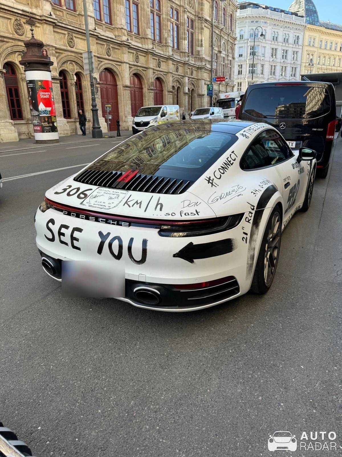 Porsche 992 Carrera MkI spotted in Wien, Austria
