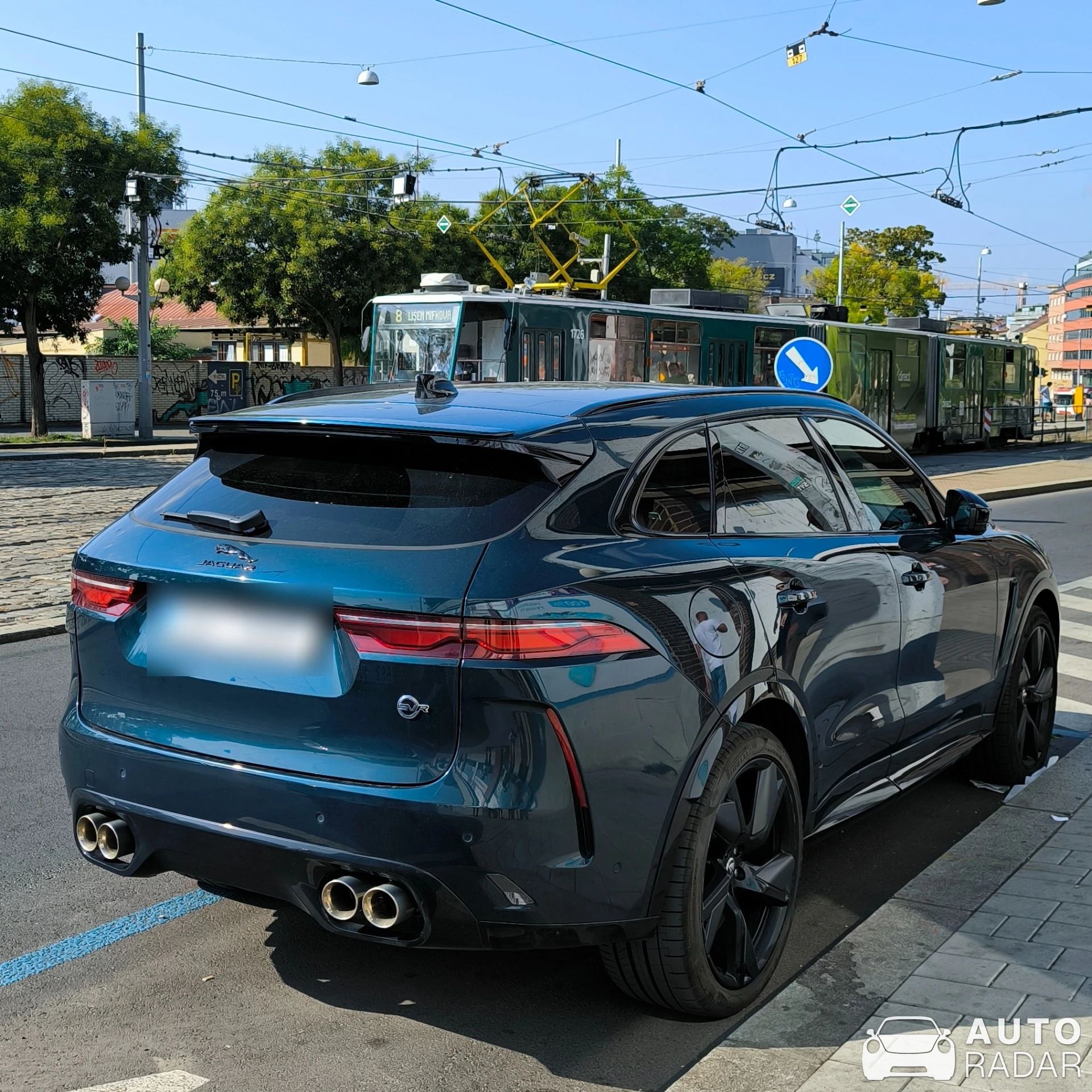 Jaguar F-PACE SVR 575 Edition spotted in Brno, Czech Republic