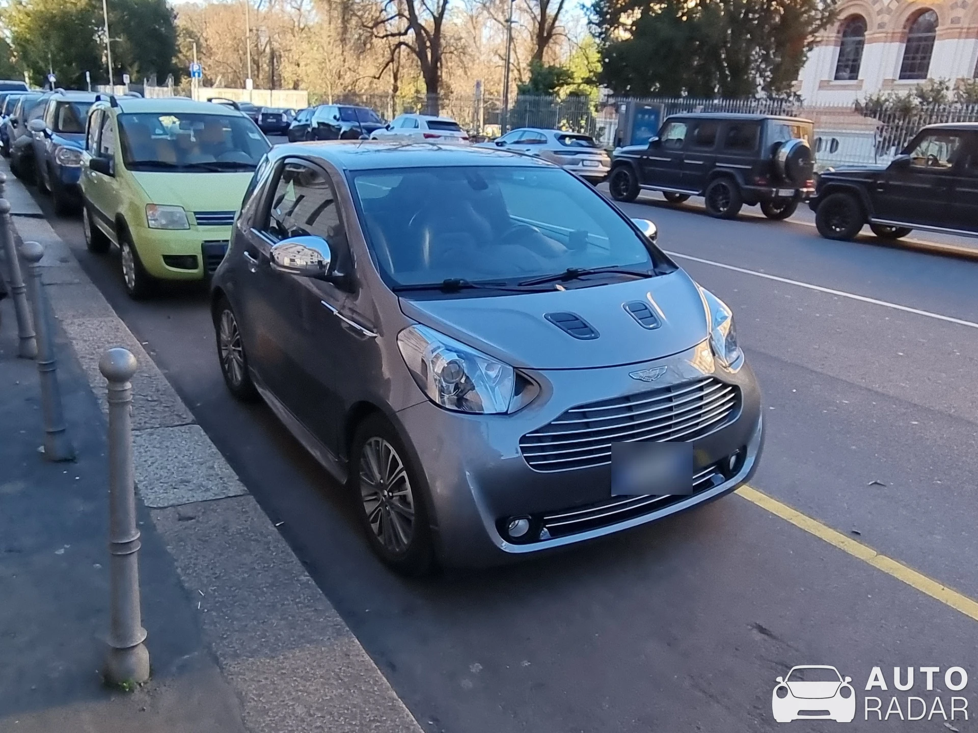 Aston Martin Cygnet spotted in Milano, Italy