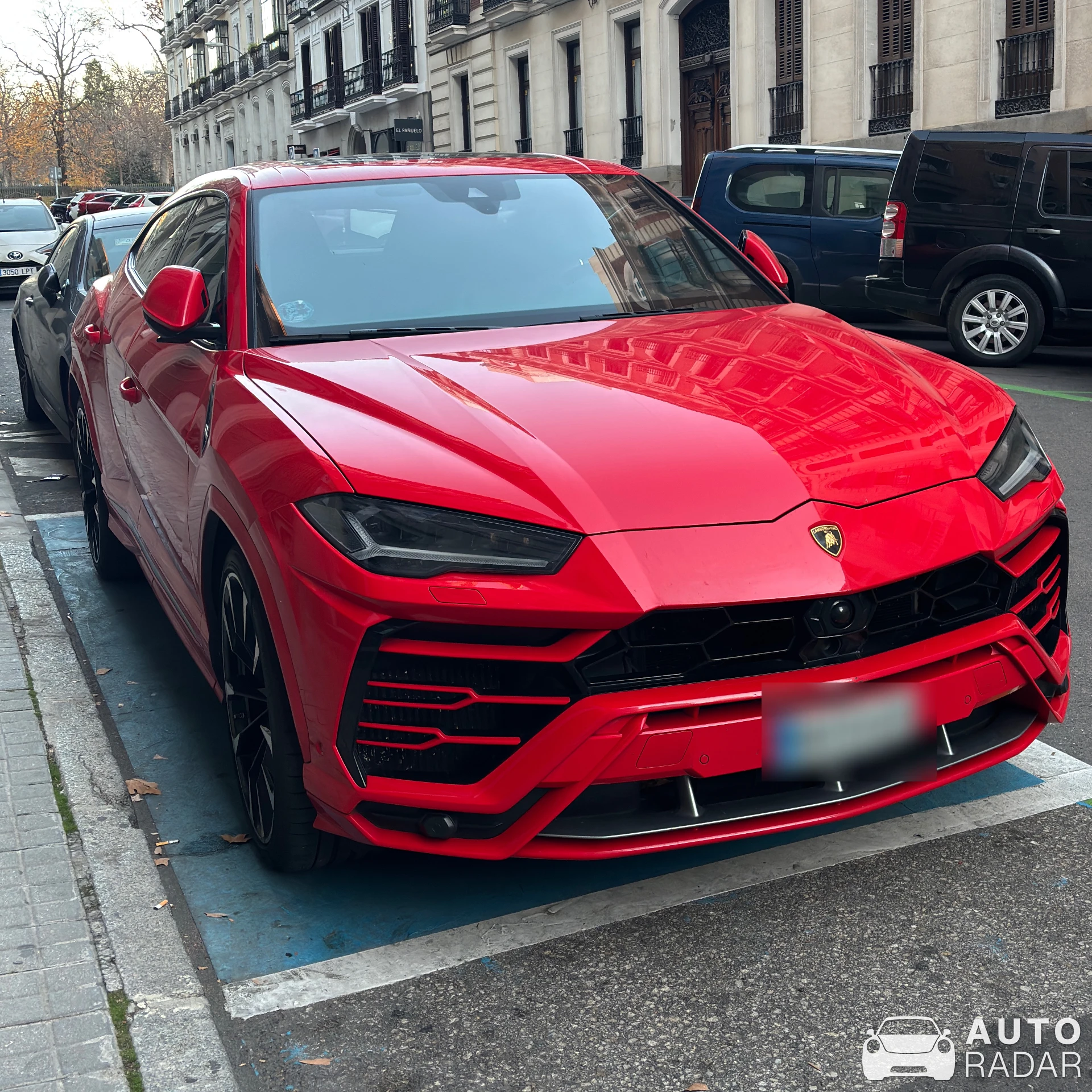 Lamborghini Urus spotted in Madrid, España