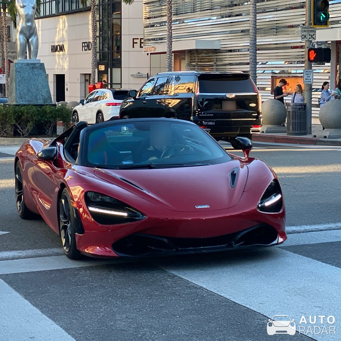 McLaren 720S Spider spotted in Beverly Hills, United States