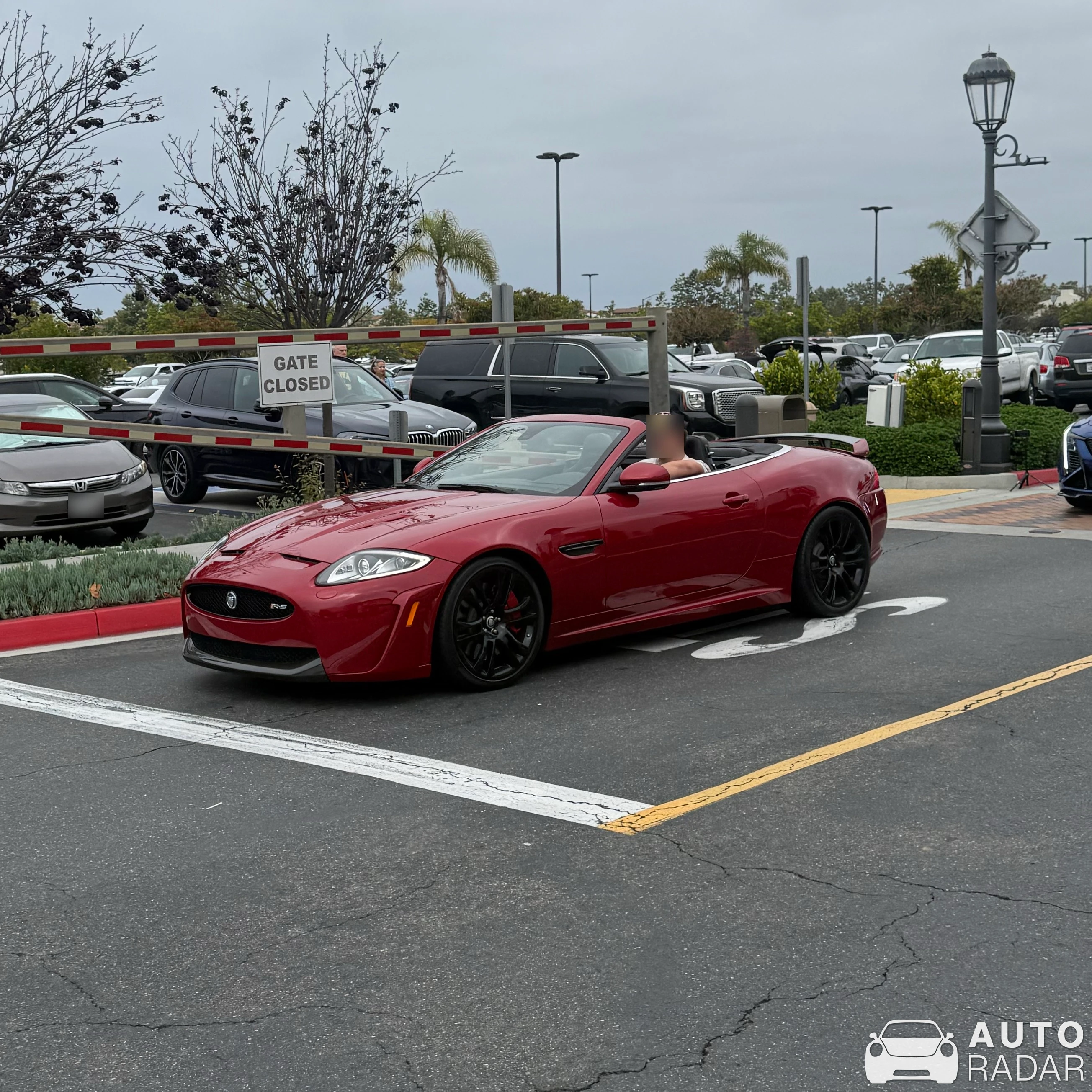Jaguar XKR-S Convertible 2012 spotted in San Clemente