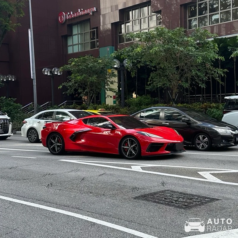 Chevrolet Corvette C8 Stingray spotted in Singapore, Singapore