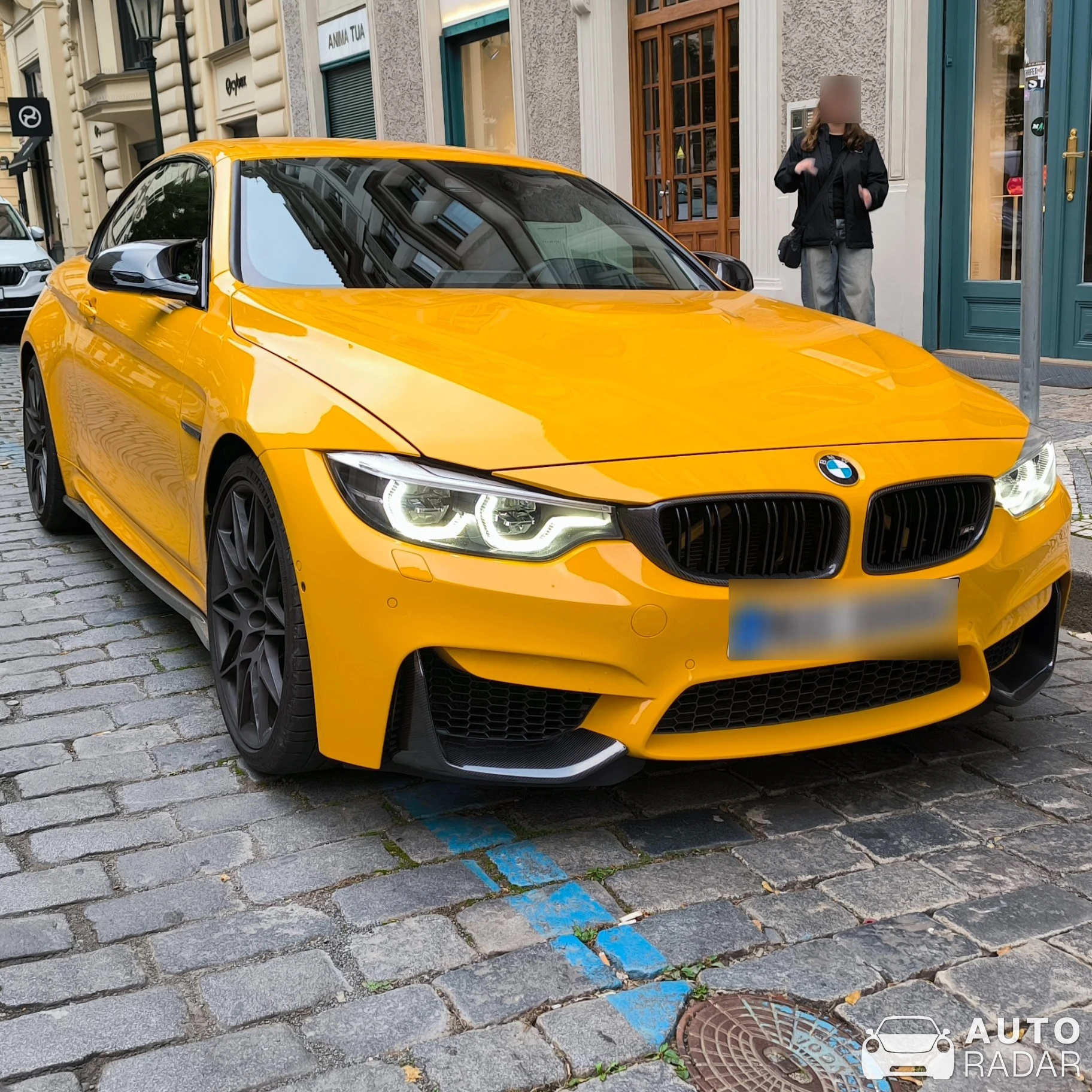 BMW M4 F83 Convertible Competition spotted in Praha 1, Czechia
