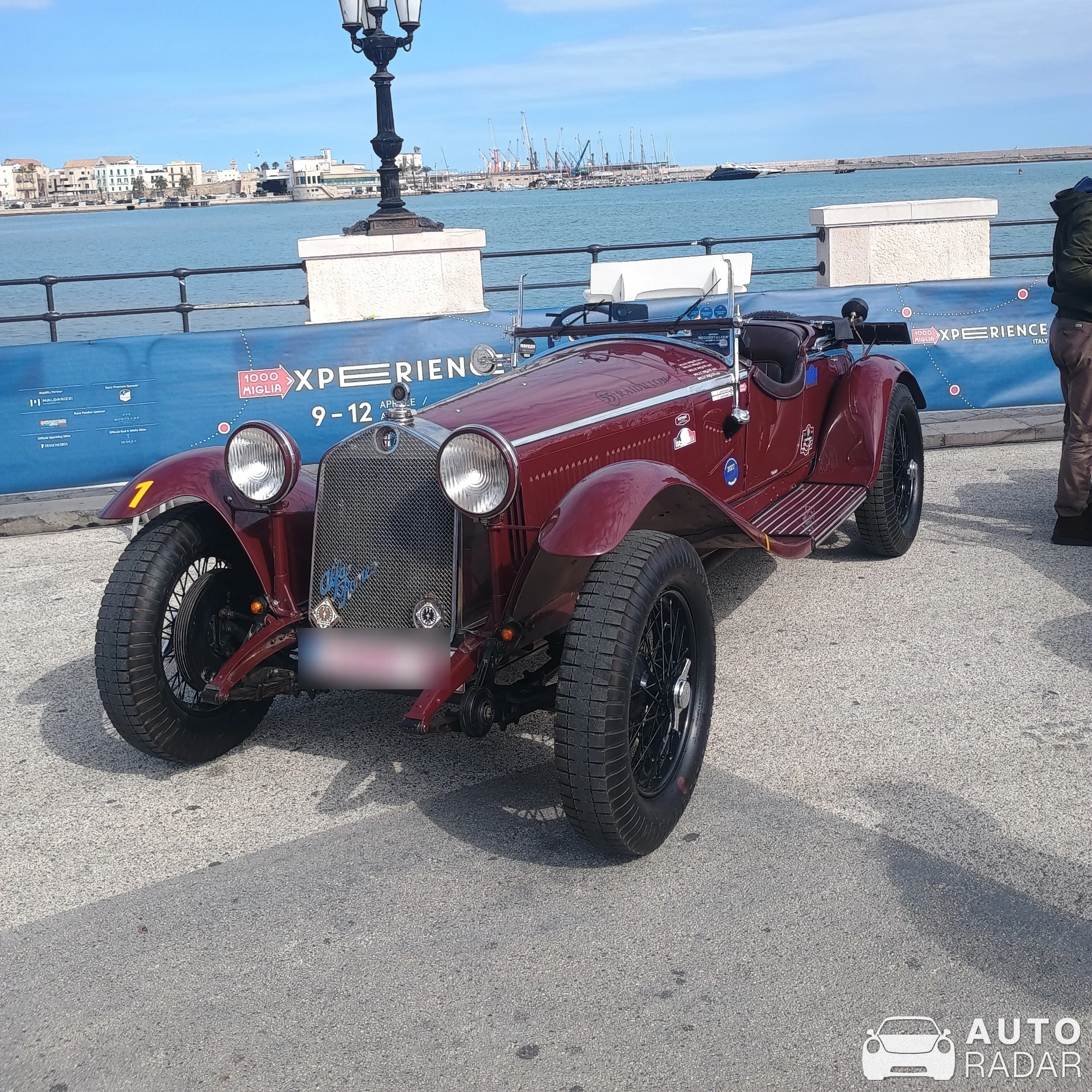 Alfa Romeo 6C 1750 Gran Sport Spider by Zagato spotted in Bari