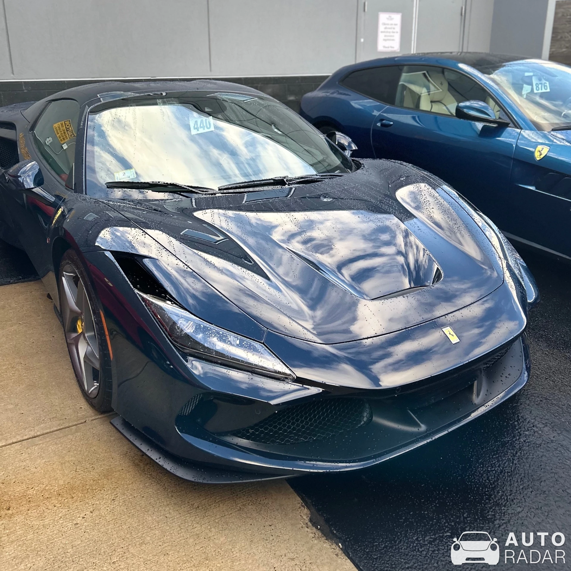 Ferrari F8 Spider spotted in Norwood, United States