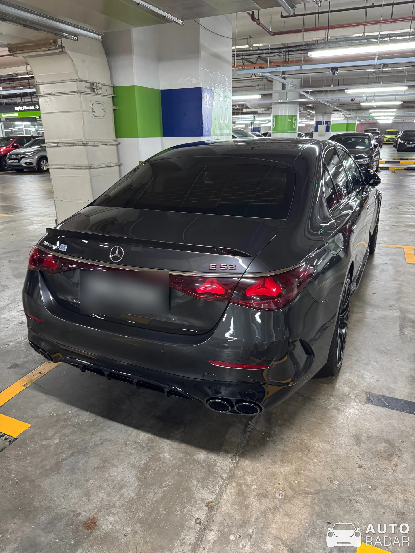 Mercedes-AMG E 53 Hybrid W214 spotted in Singapore