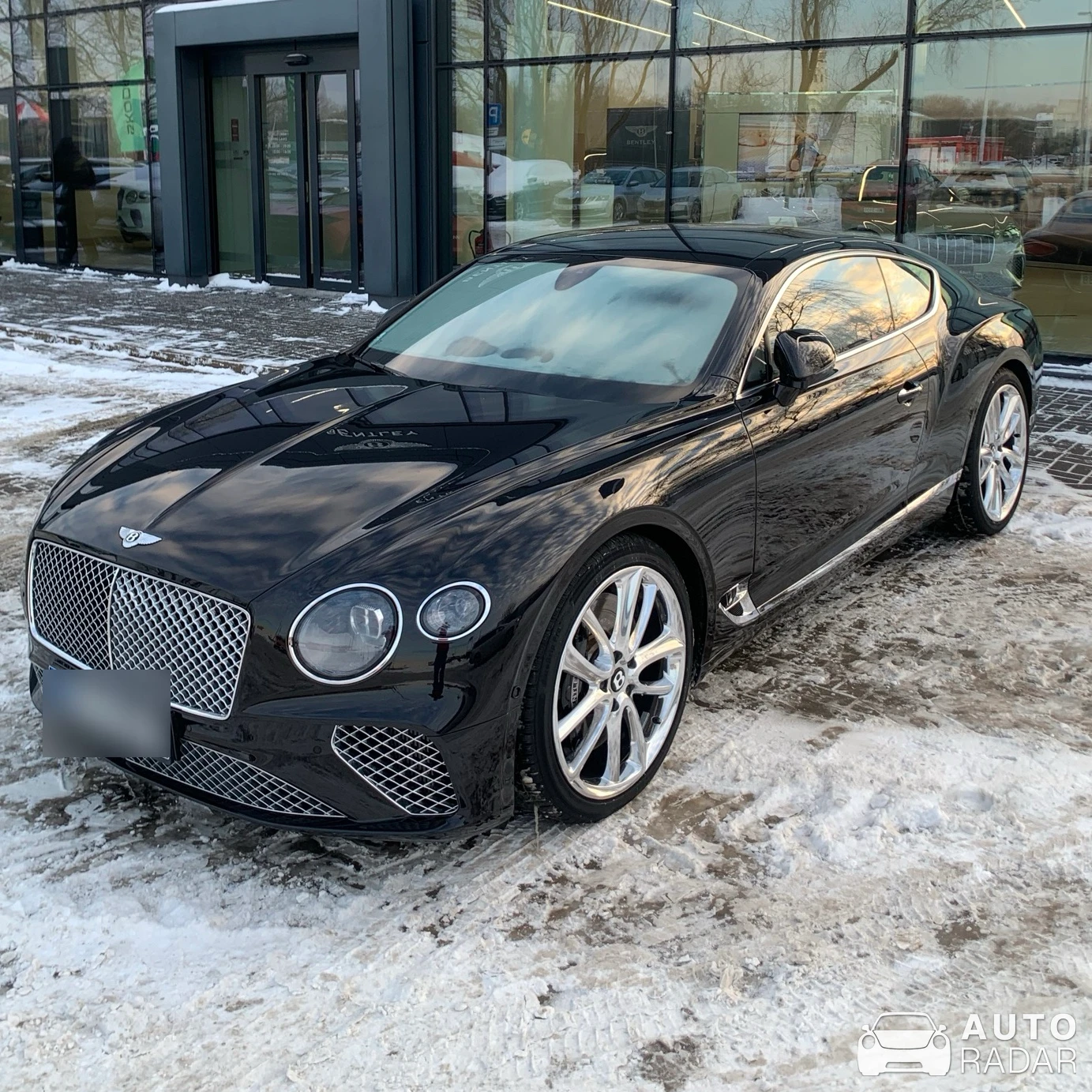 Bentley Continental GT spotted in Rīga, Latvia
