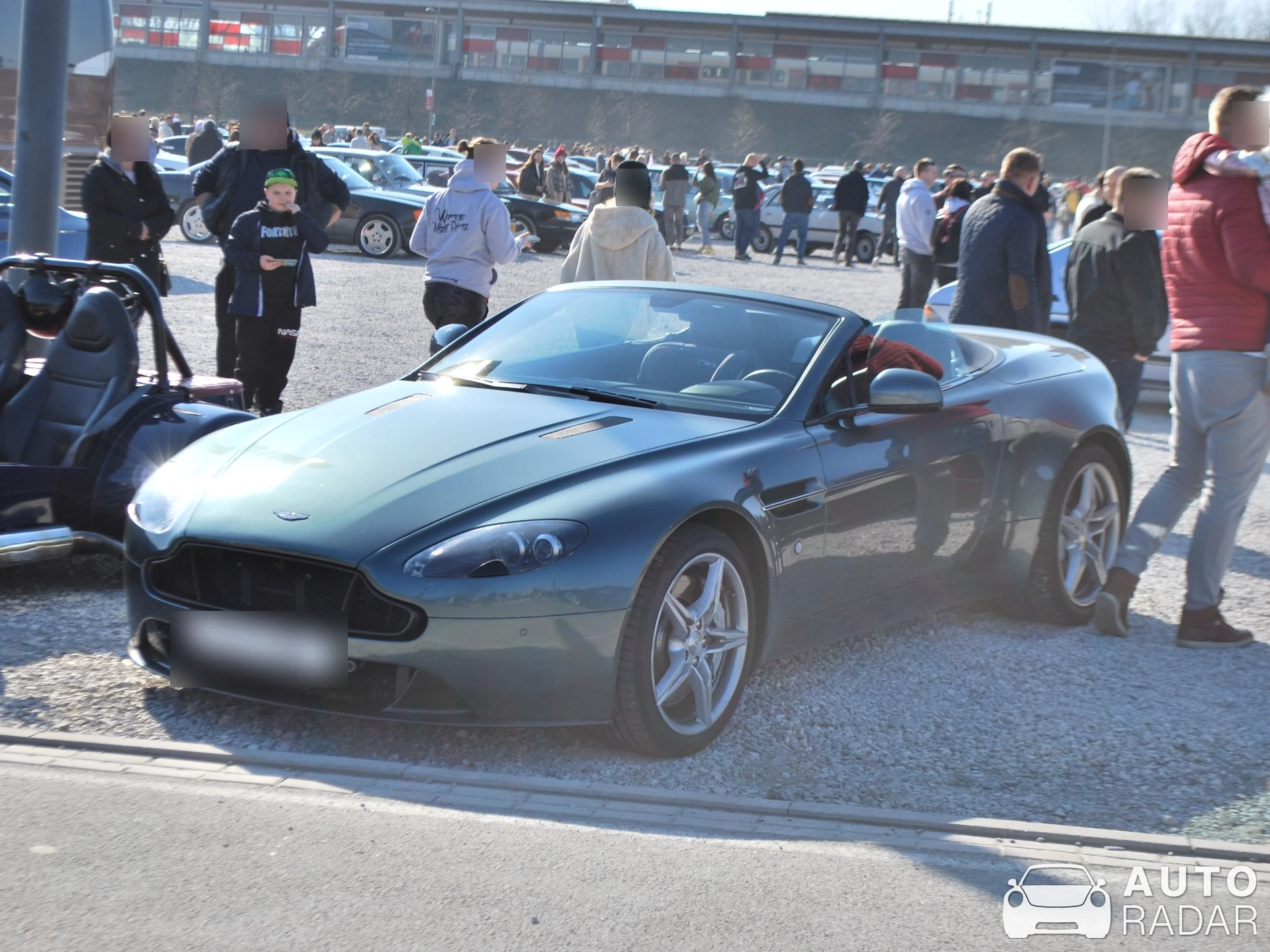 Aston Martin V8 Vantage GT Roadster spotted in Warszawa, Poland