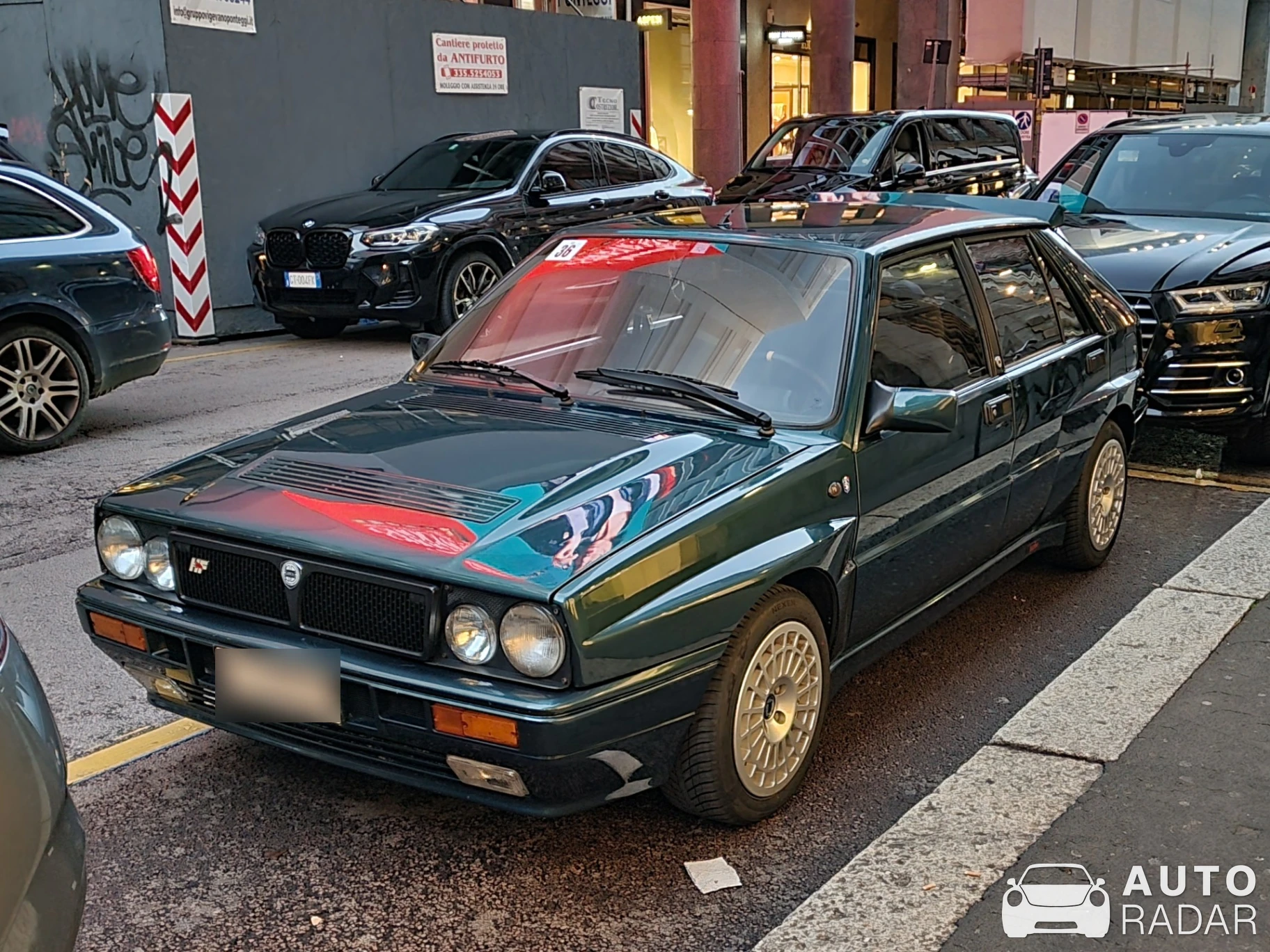 Lancia Delta HF Integrale spotted in Milano, Italia