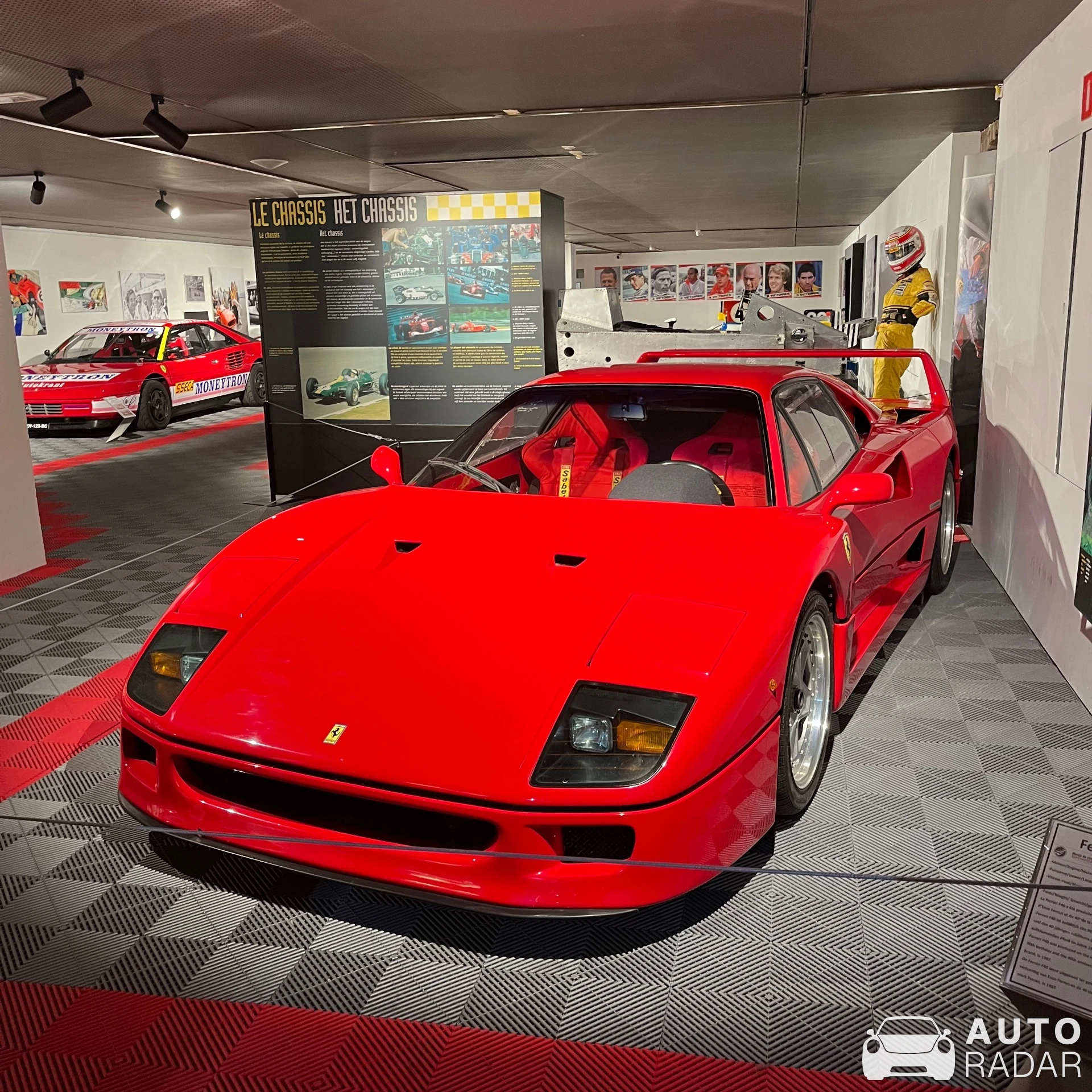 Ferrari F40 spotted in Stavelot, Belgium