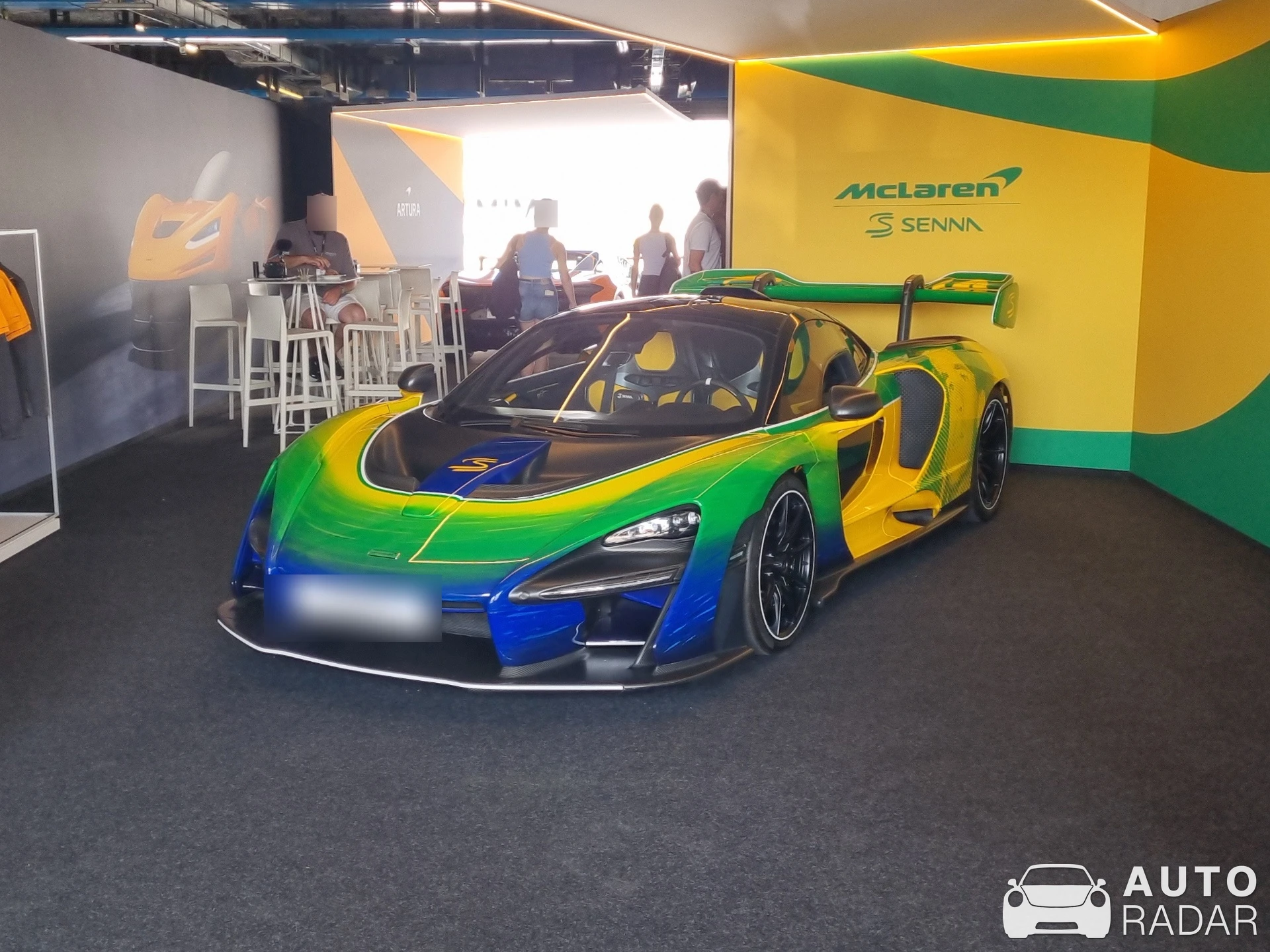 McLaren Senna spotted in Monza
