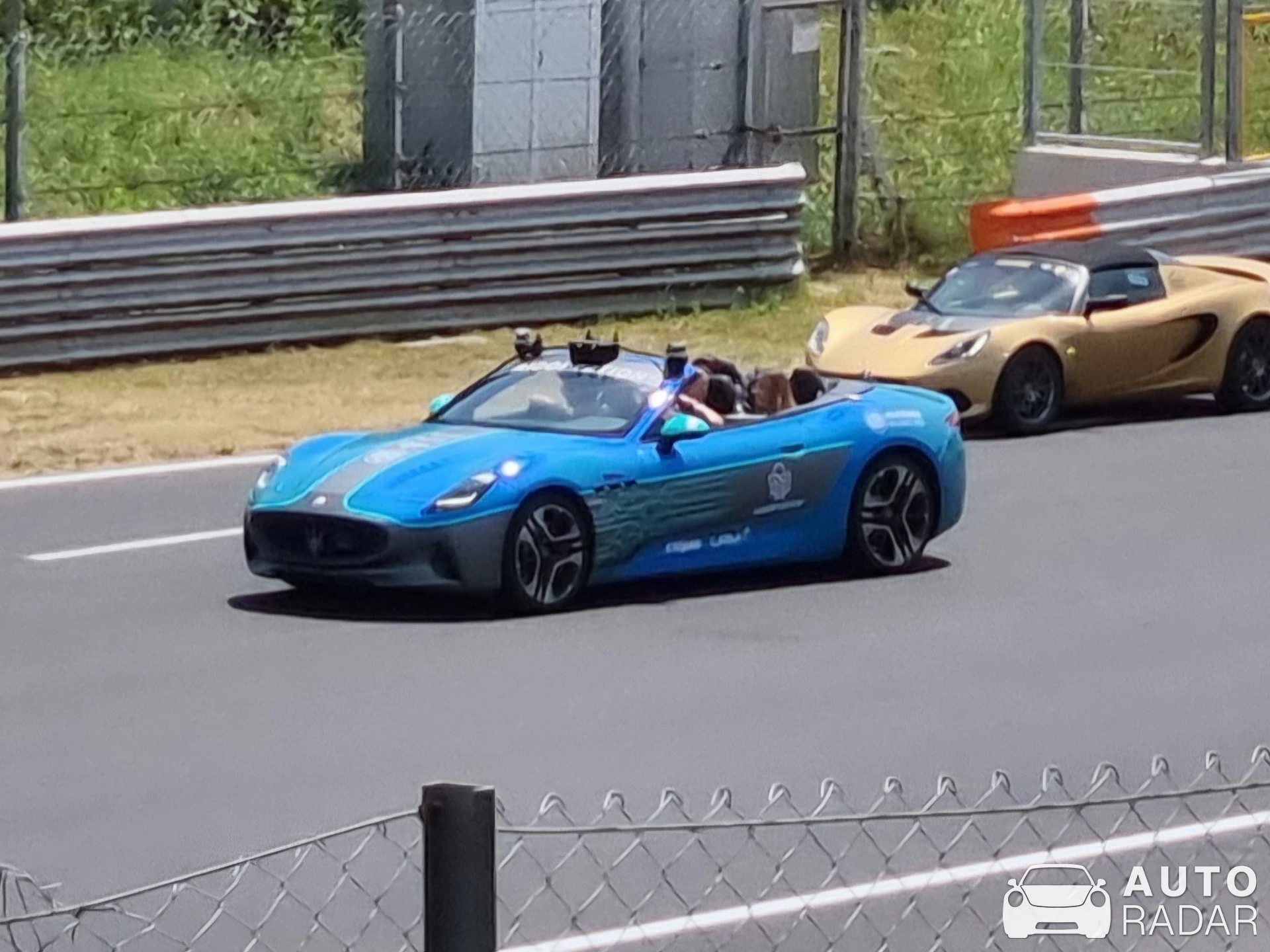 Maserati GranCabrio Folgore 2024 PoLiMi spotted in Monza