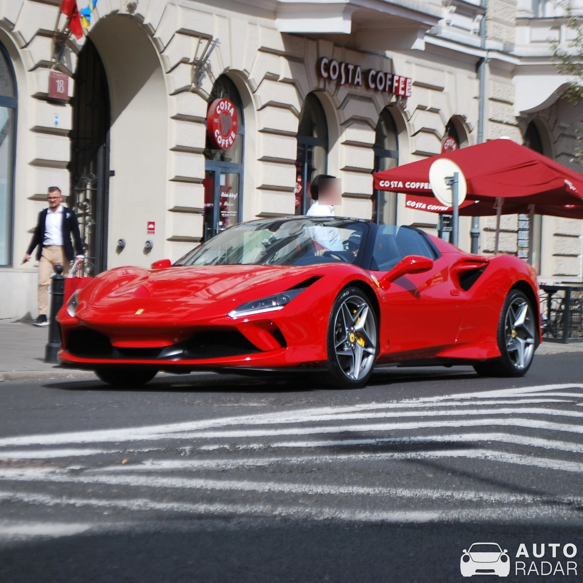 Ferrari F8 Spider spotted in Warszawa, Poland