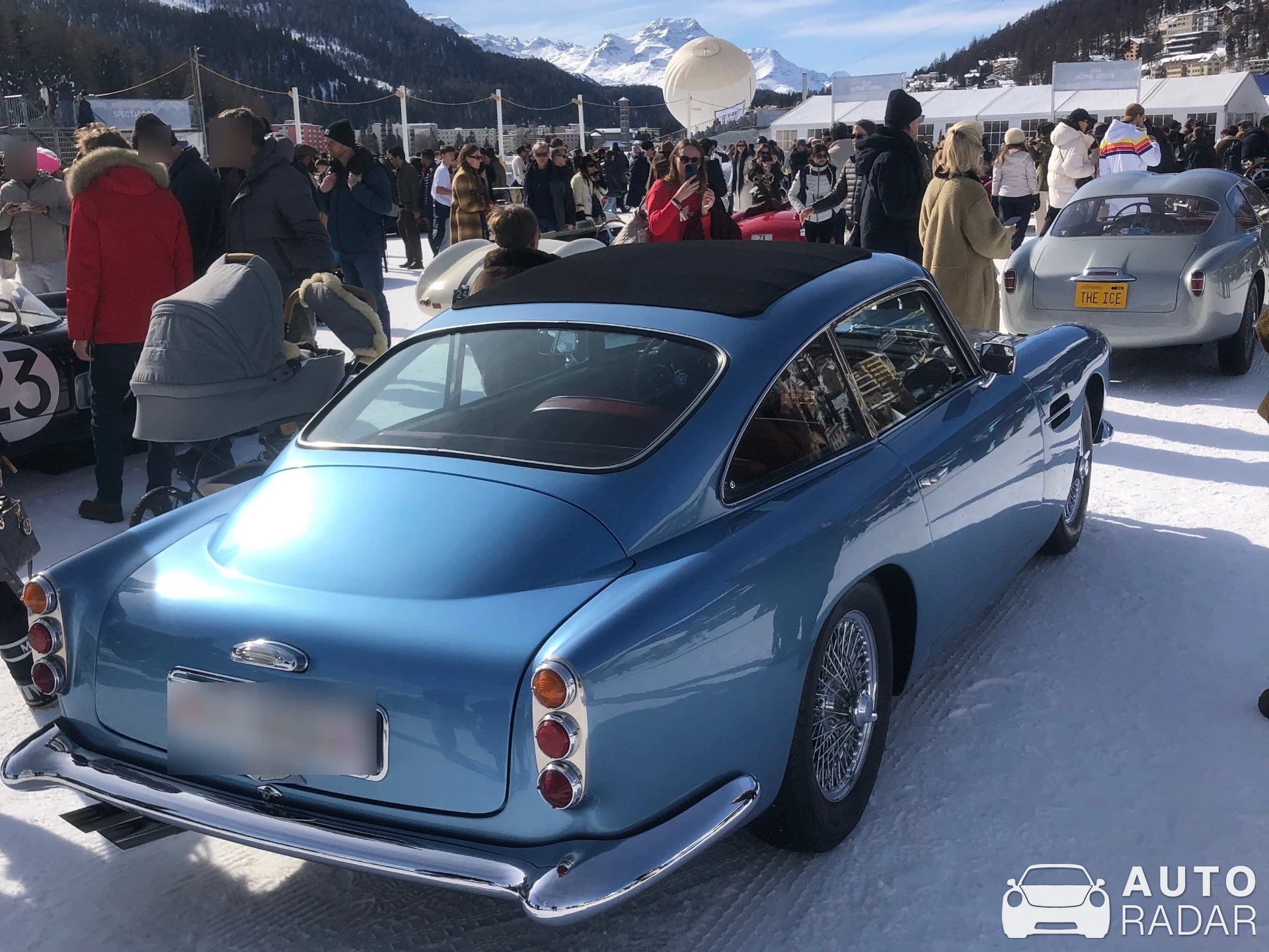 Aston Martin DB4 Superleggera spotted in San Maurizio