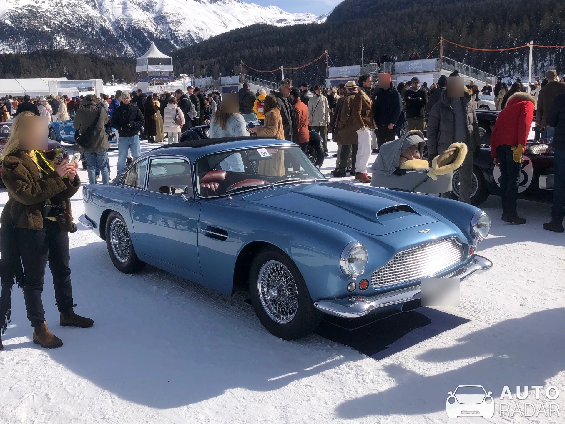 Aston Martin DB4 Superleggera spotted in San Maurizio, Svizzera