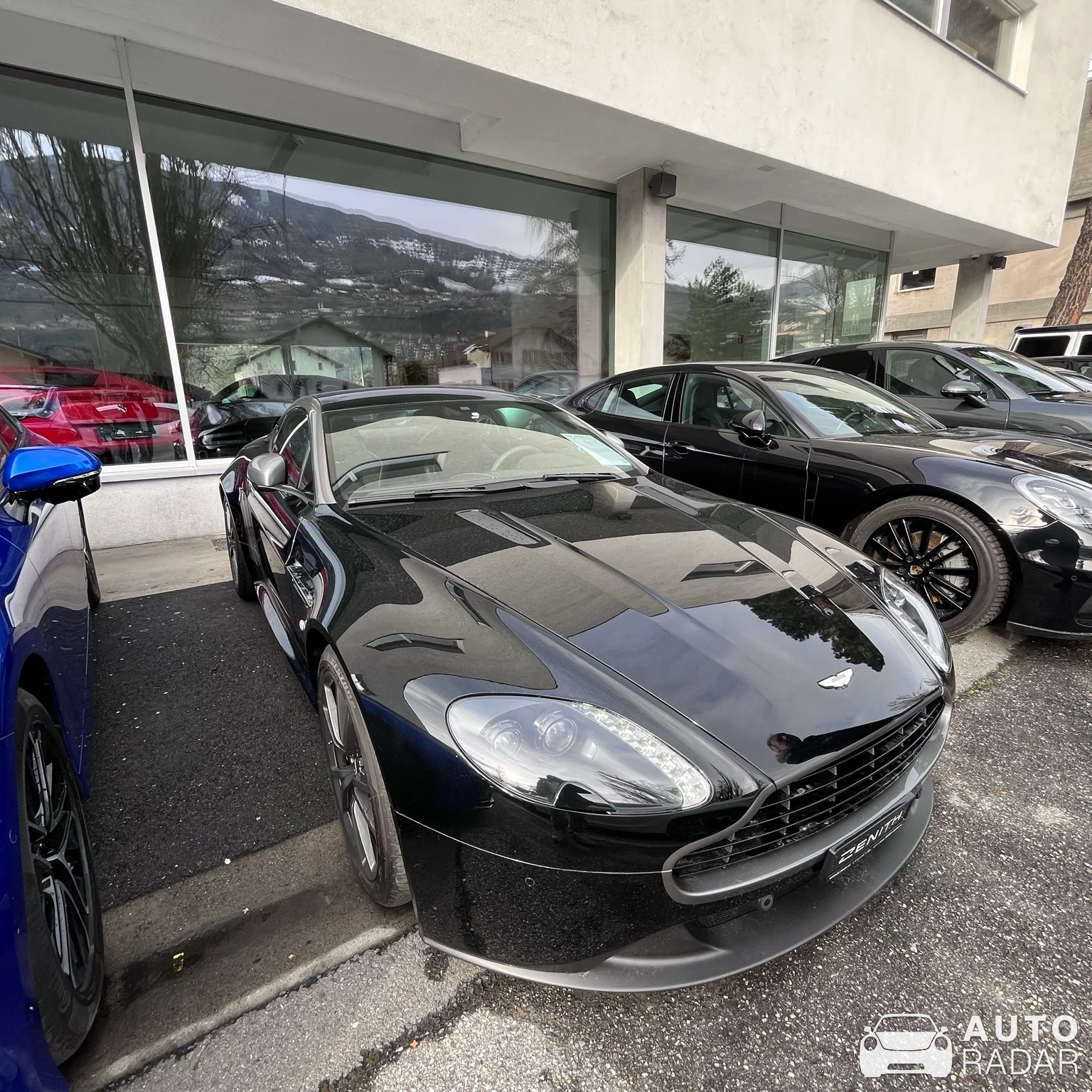 Aston Martin V8 Vantage spotted in Lens