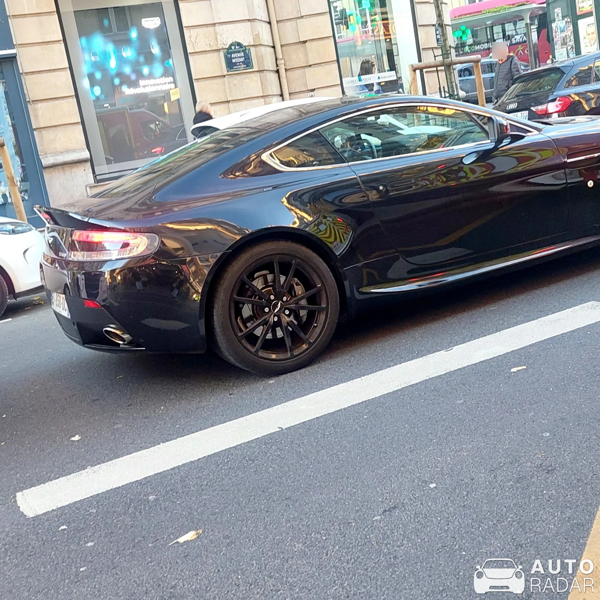 Aston Martin V8 Vantage spotted in Paris, France