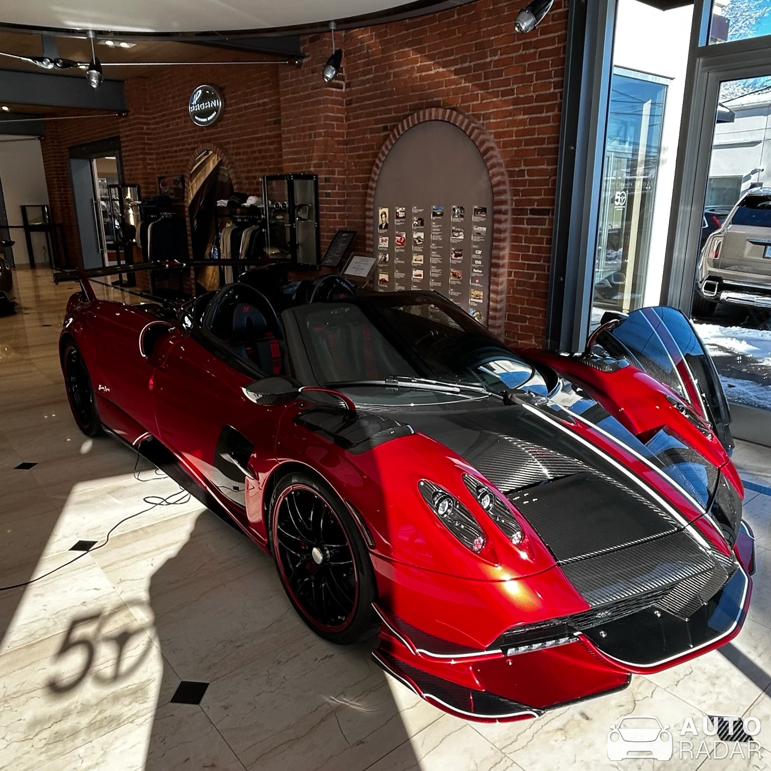 Pagani Huayra BC spotted in Greenwich, United States